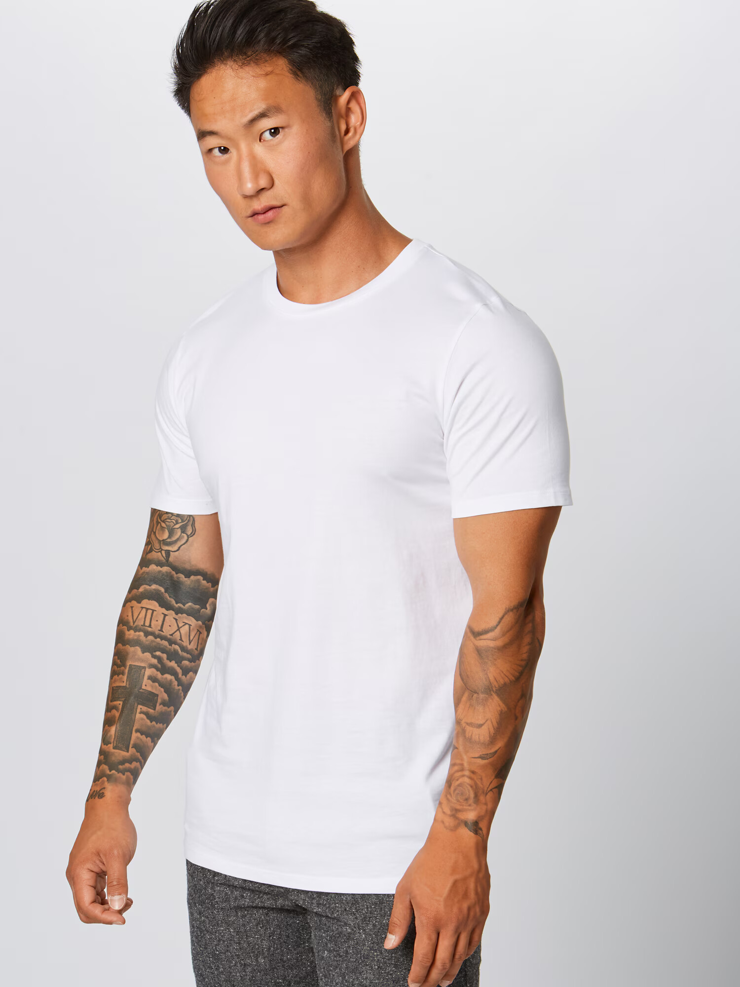 JACK & JONES Tricou alb - Pled.ro