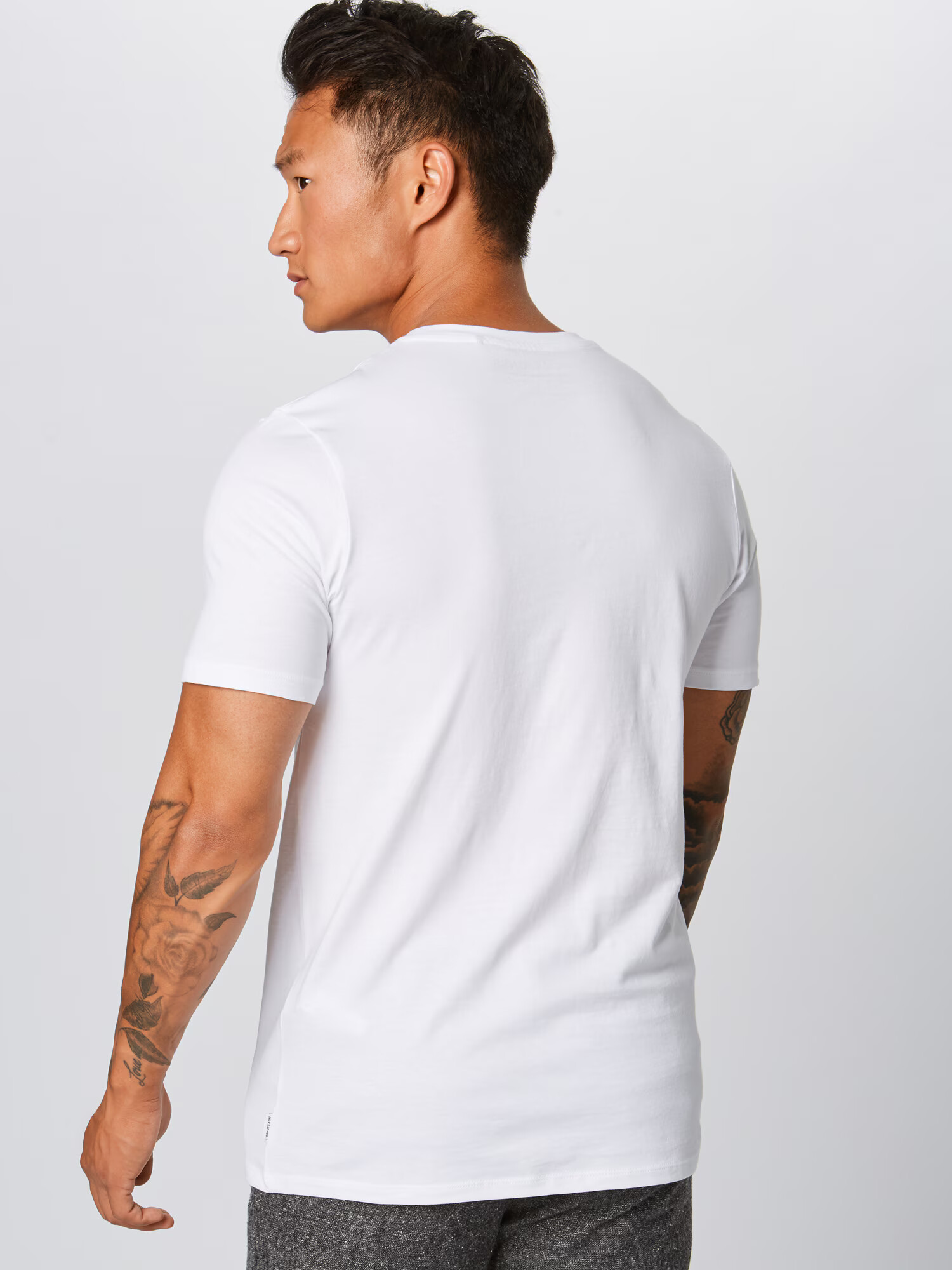 JACK & JONES Tricou alb - Pled.ro