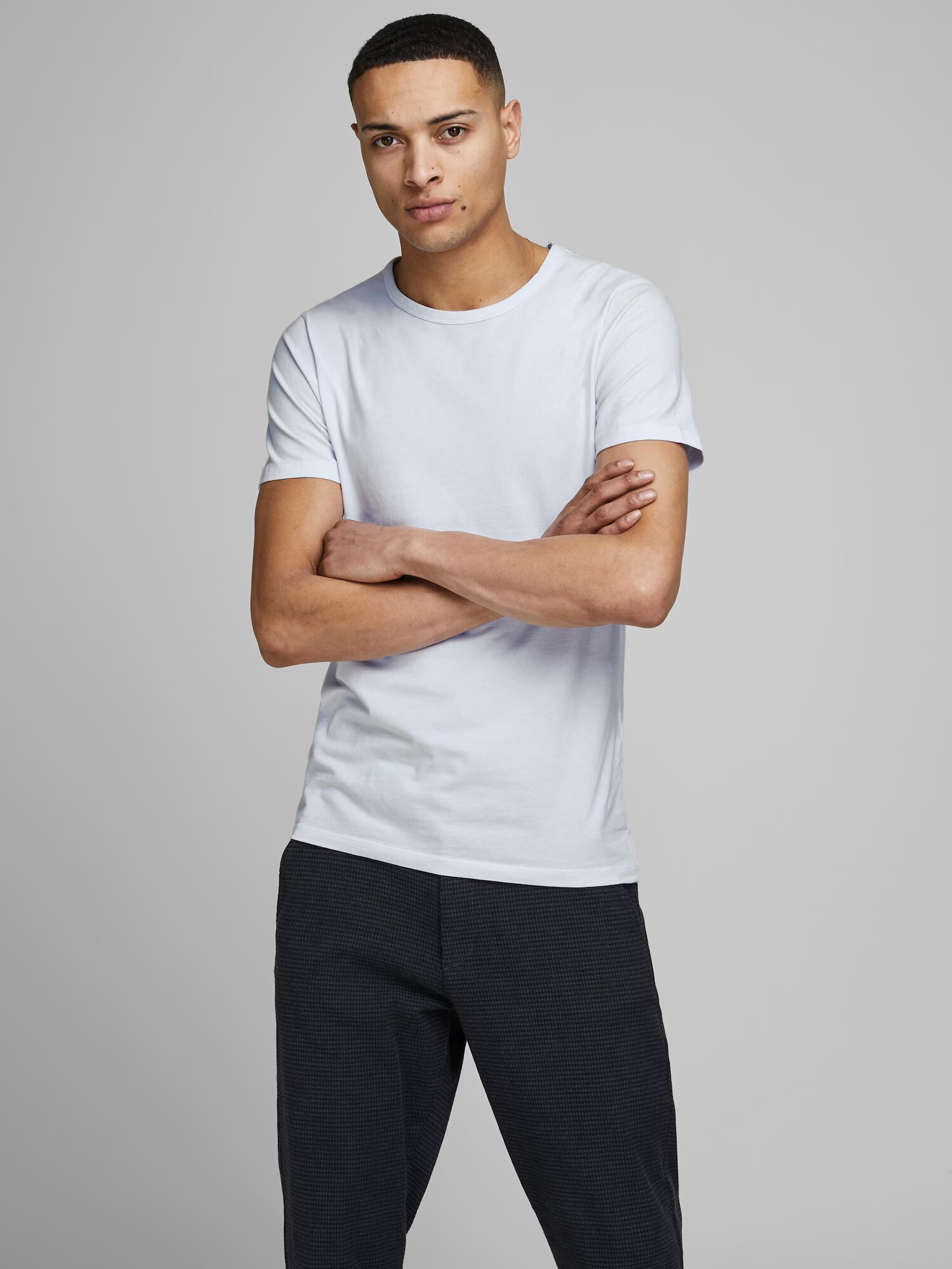 JACK & JONES Tricou alb - Pled.ro