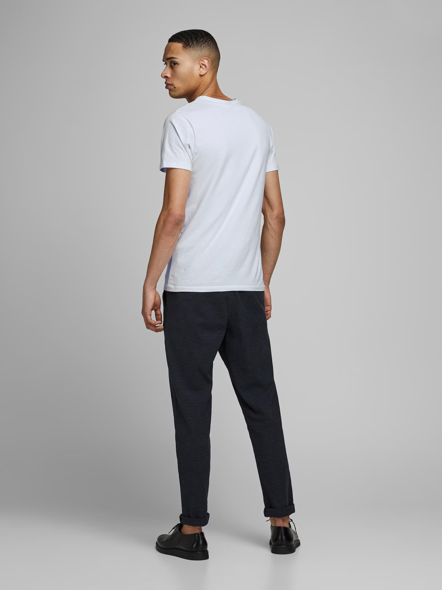 JACK & JONES Tricou alb - Pled.ro