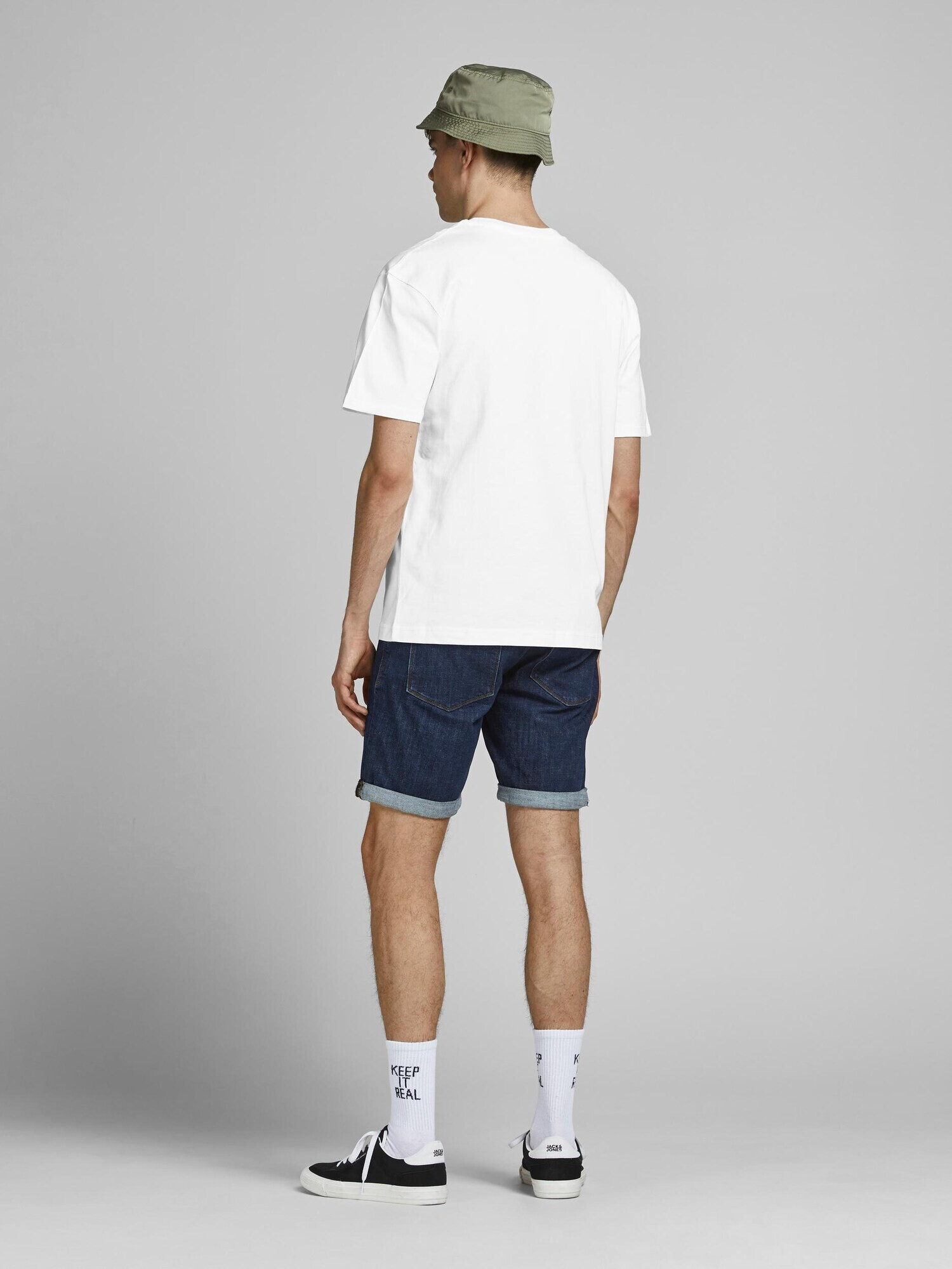 JACK & JONES Tricou alb - Pled.ro