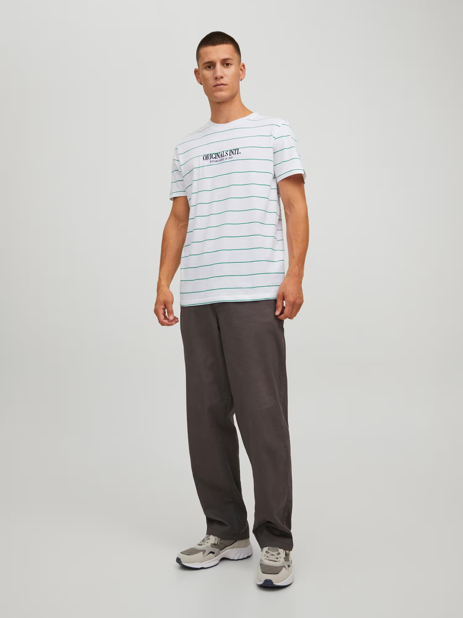 JACK & JONES Tricou alb - Pled.ro