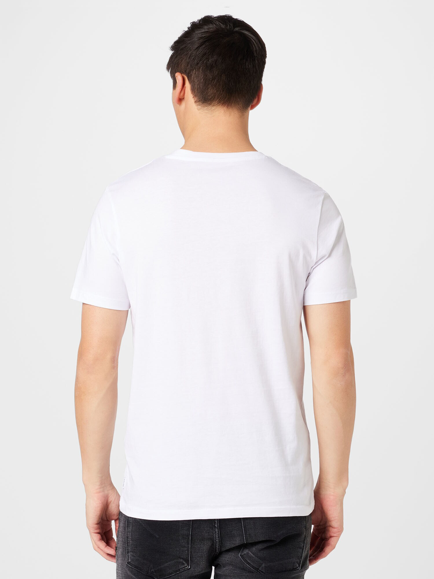 JACK & JONES Tricou alb - Pled.ro