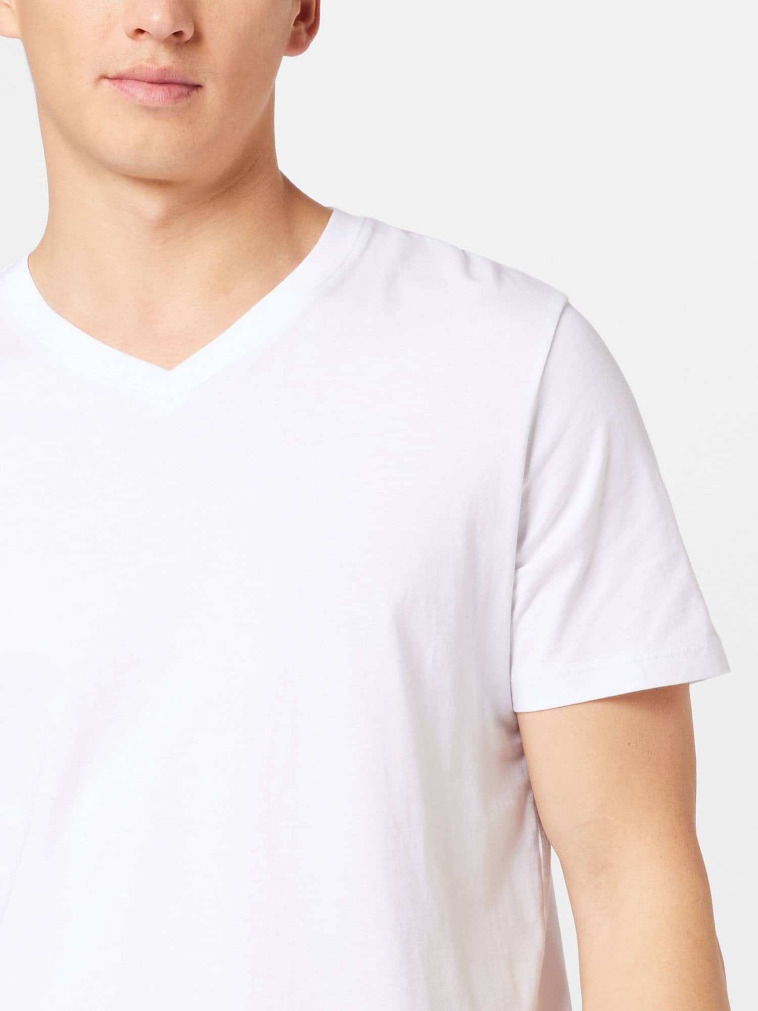 JACK & JONES Tricou alb - Pled.ro