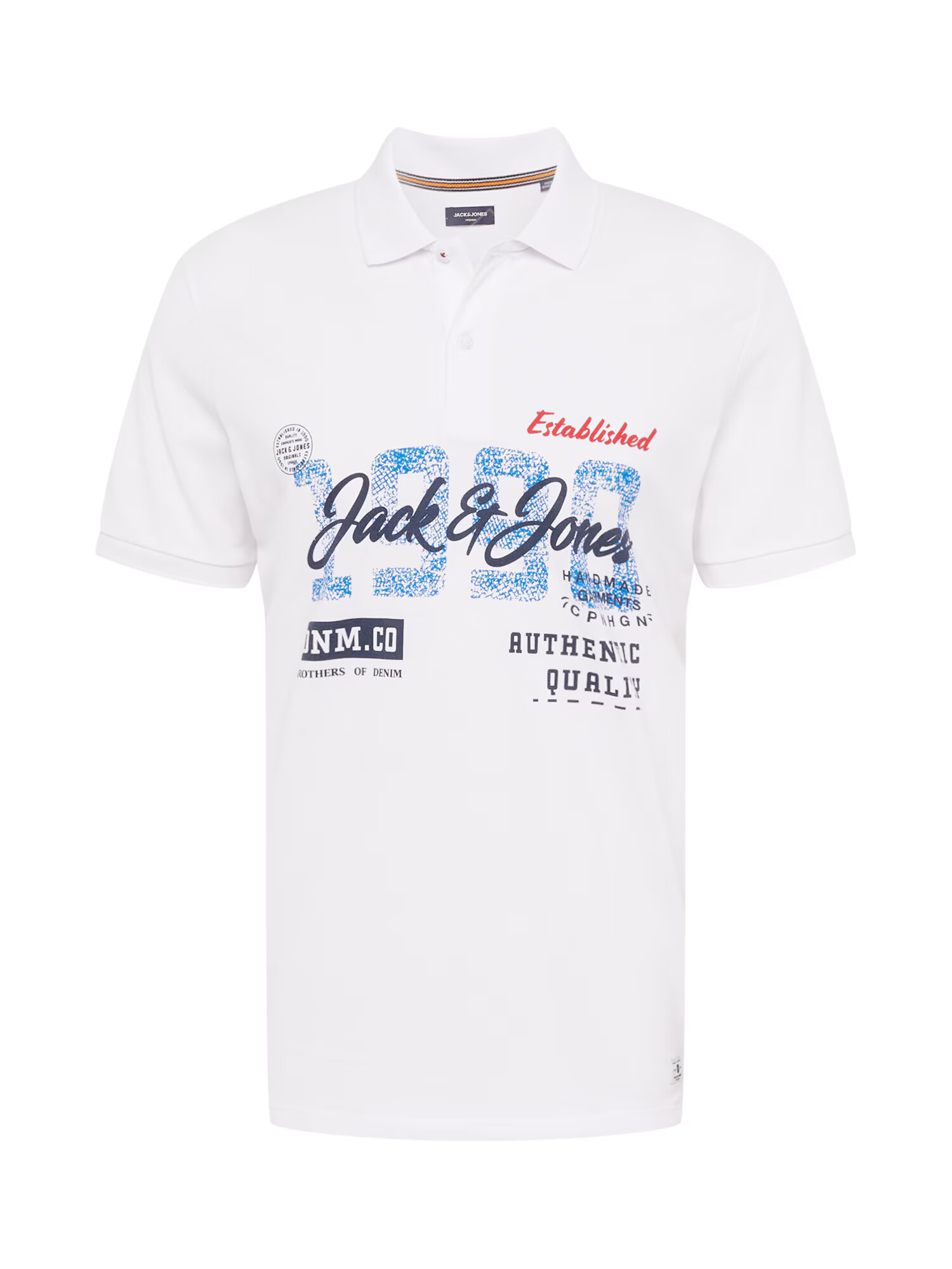 JACK & JONES Tricou albastru / albastru noapte / roșu / alb - Pled.ro