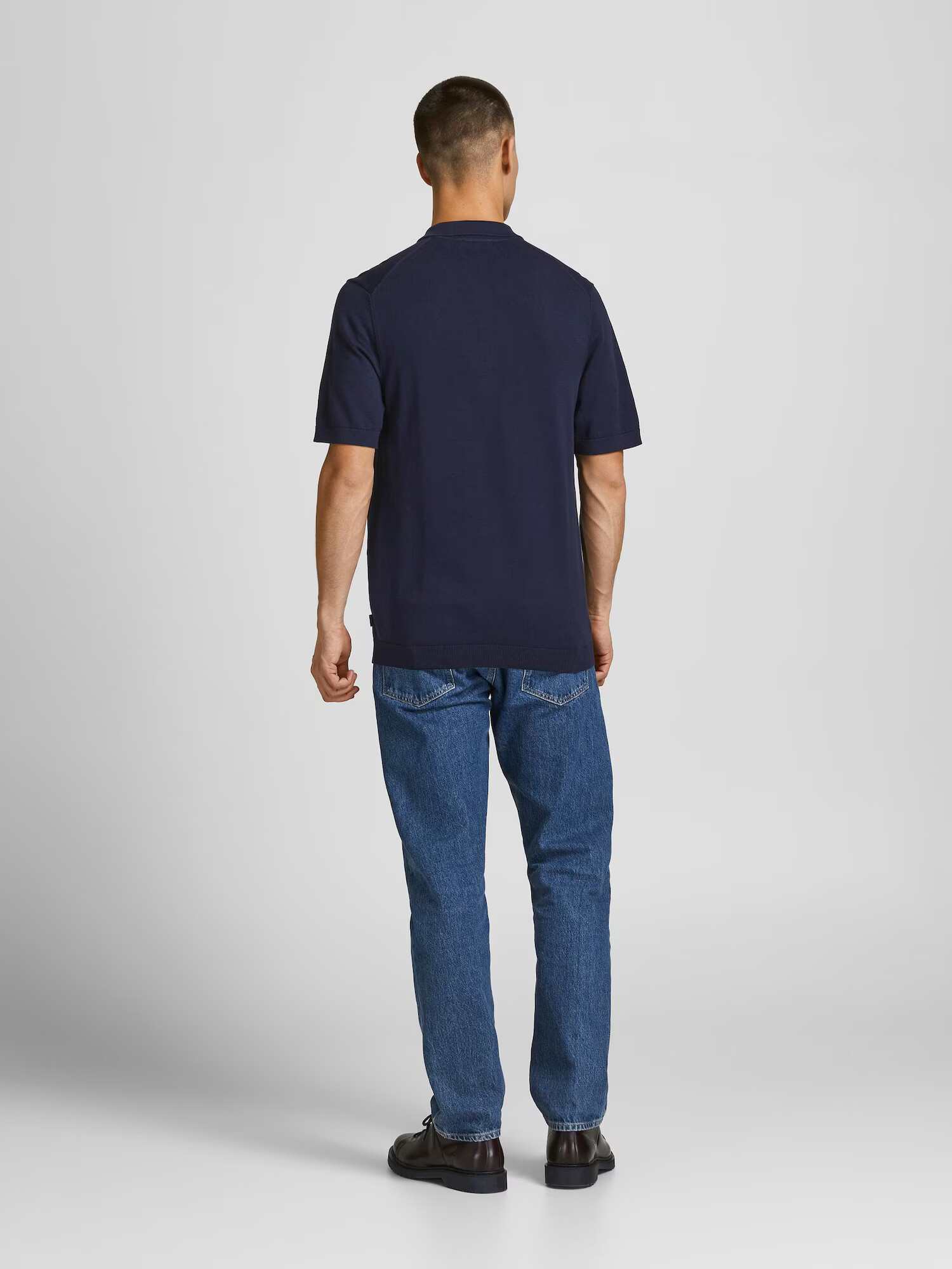 JACK & JONES Tricou albastru marin - Pled.ro