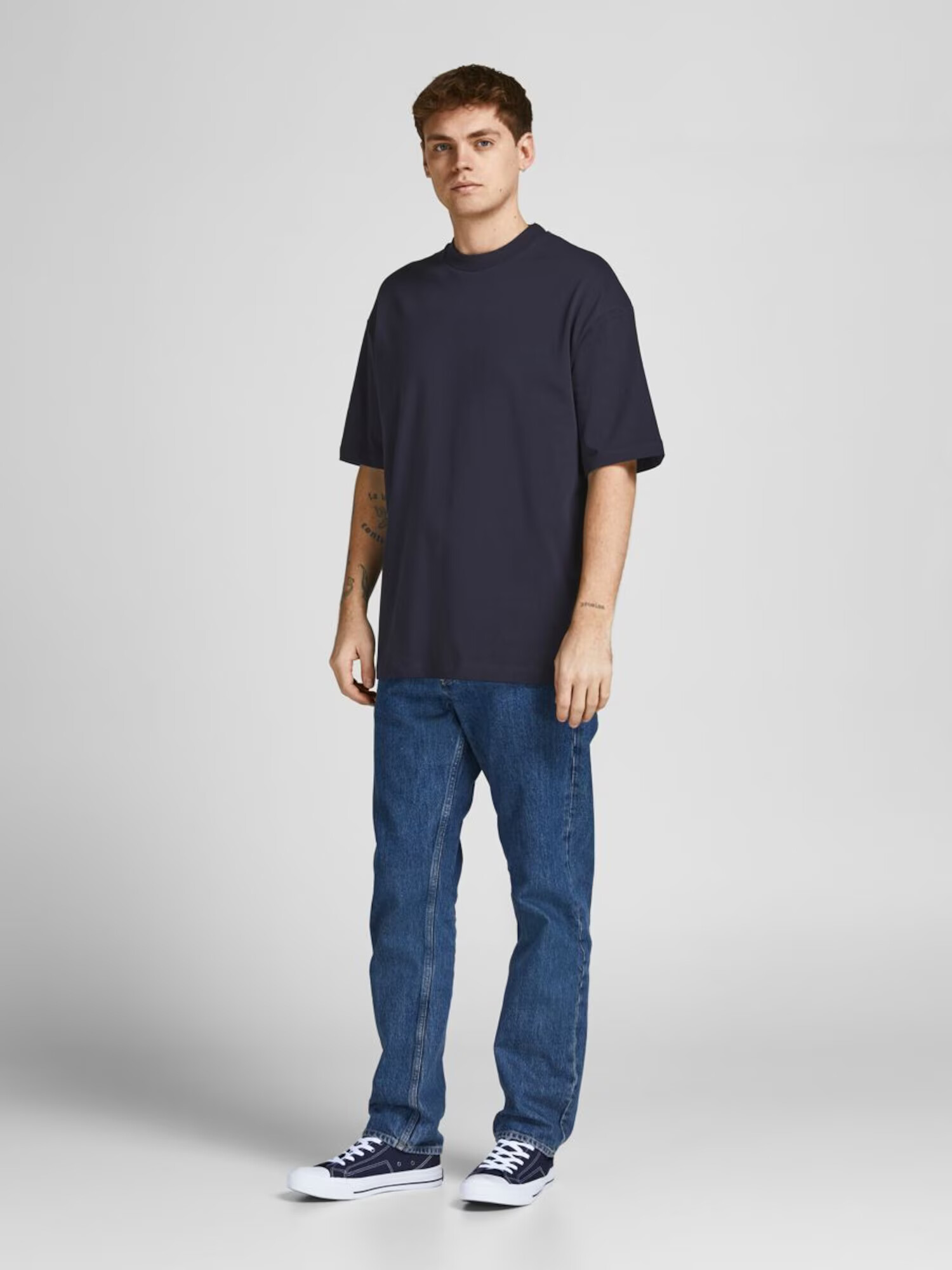 JACK & JONES Tricou albastru marin - Pled.ro