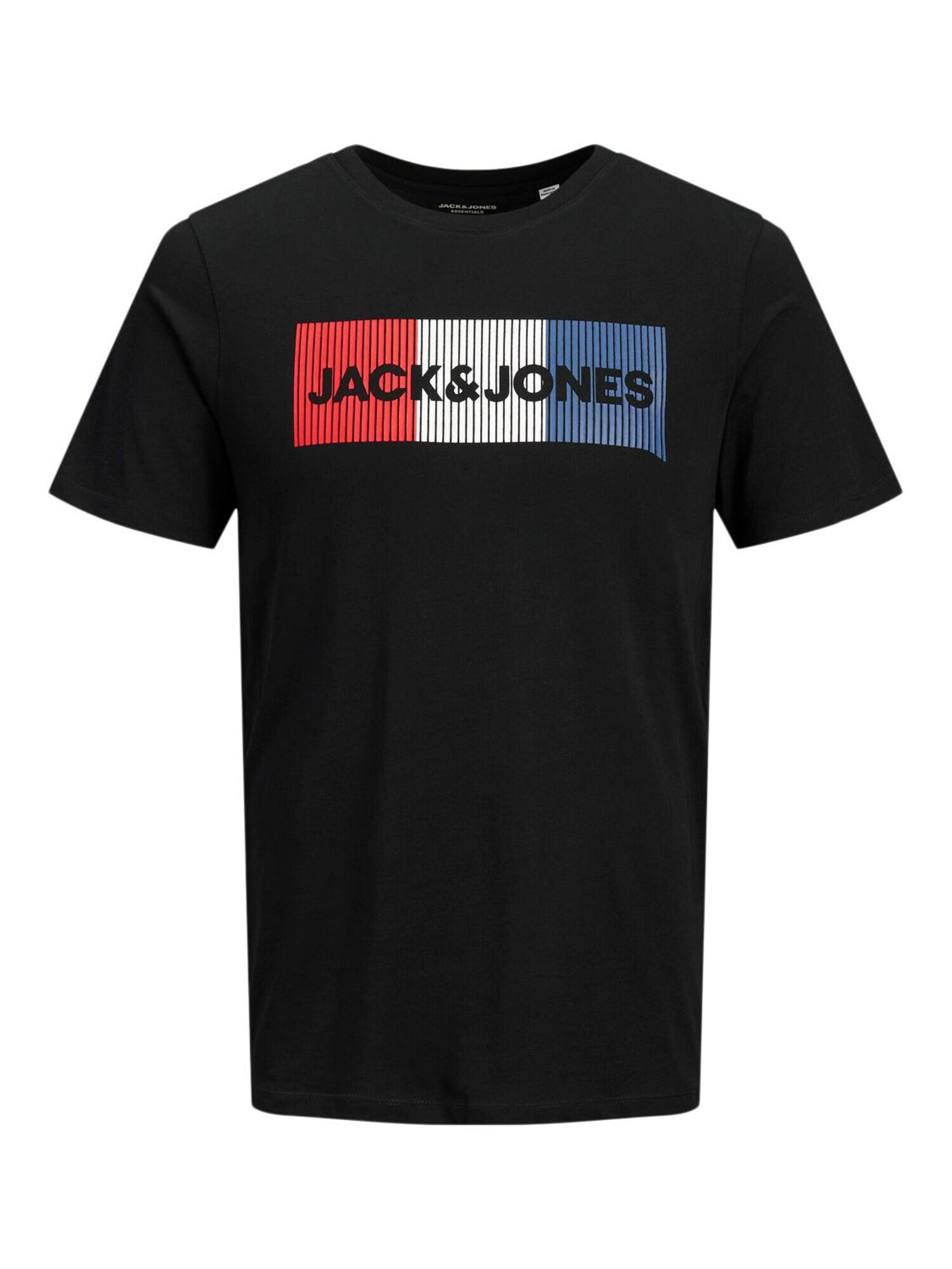 JACK & JONES Tricou albastru marin / roșu carmin / negru / alb - Pled.ro