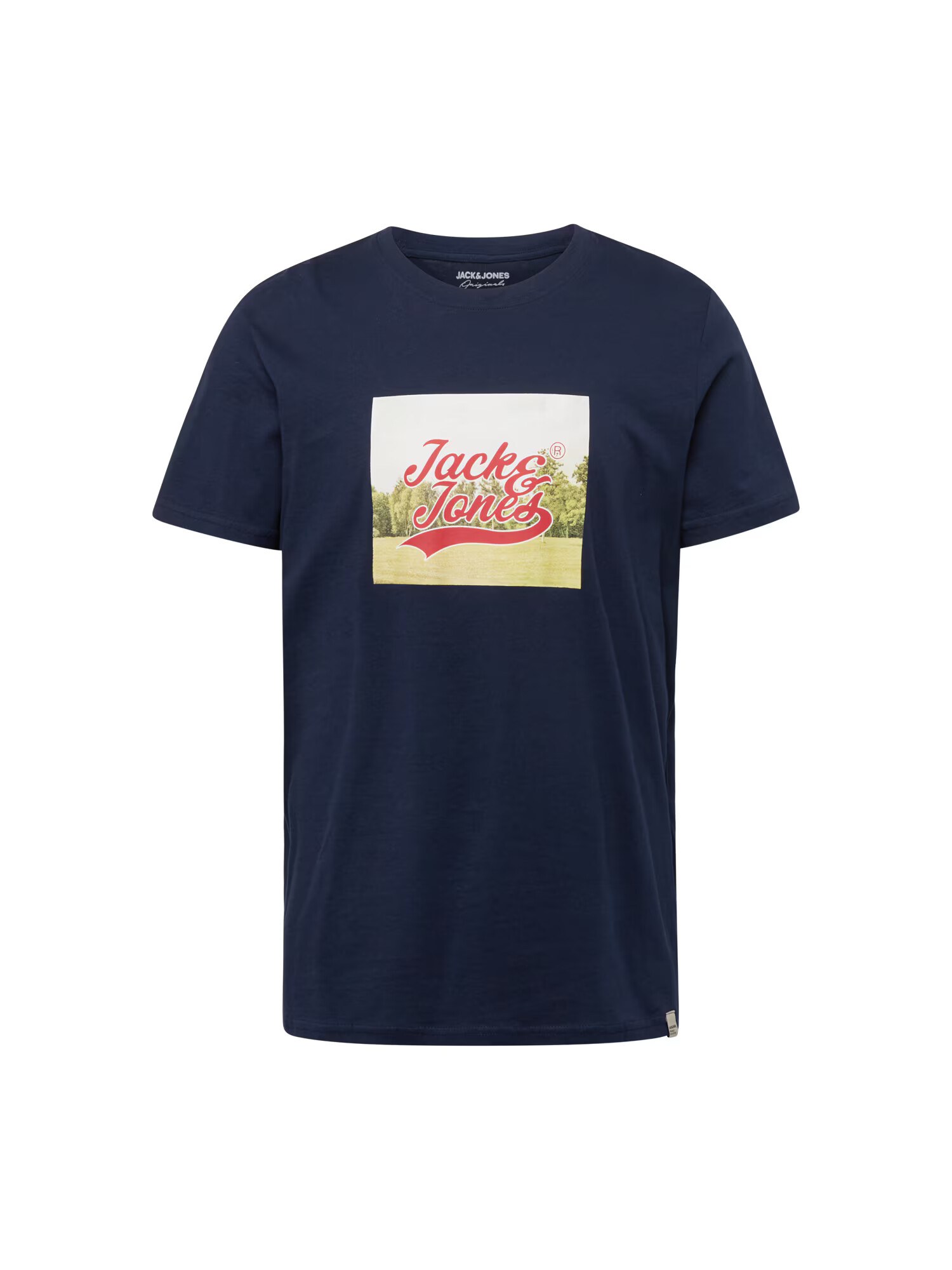 JACK & JONES Tricou azur / albastru închis / verde deschis / roși aprins - Pled.ro