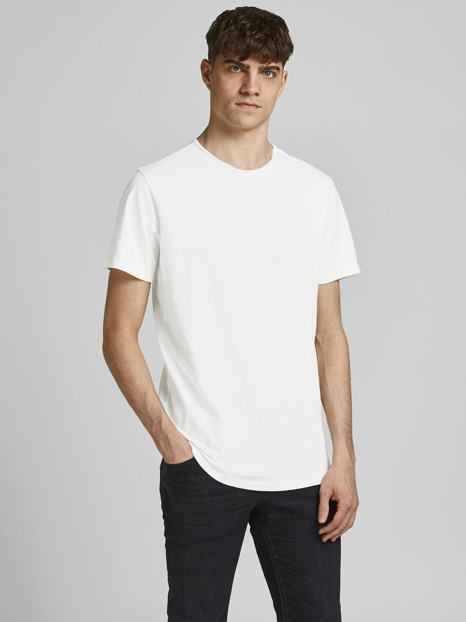 JACK & JONES Tricou 'Basher' alb - Pled.ro