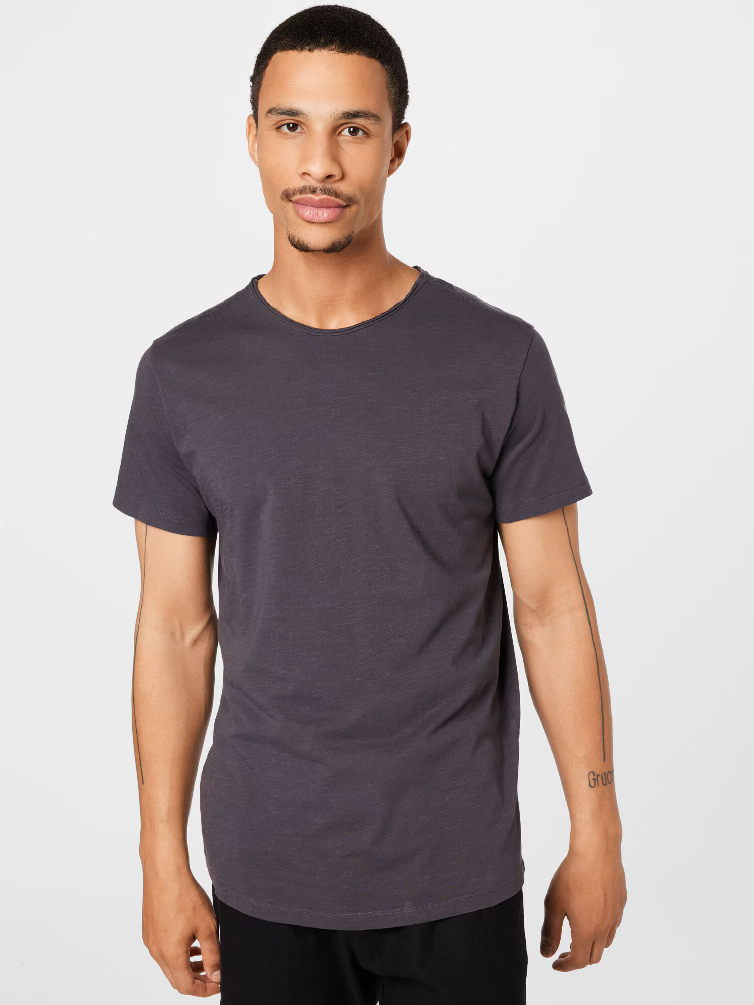 JACK & JONES Tricou 'Basher' gri închis - Pled.ro