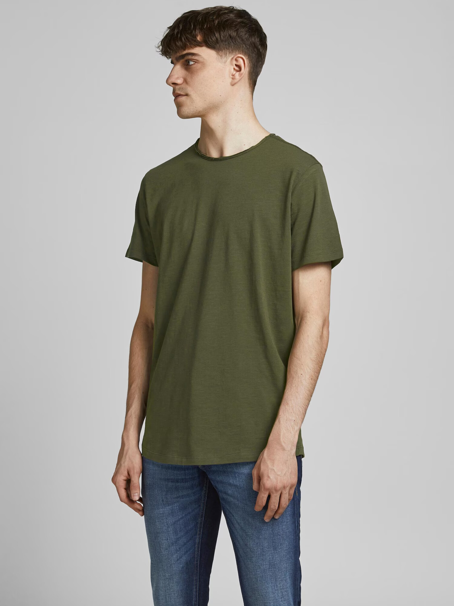 JACK & JONES Tricou 'Basher' verde închis - Pled.ro