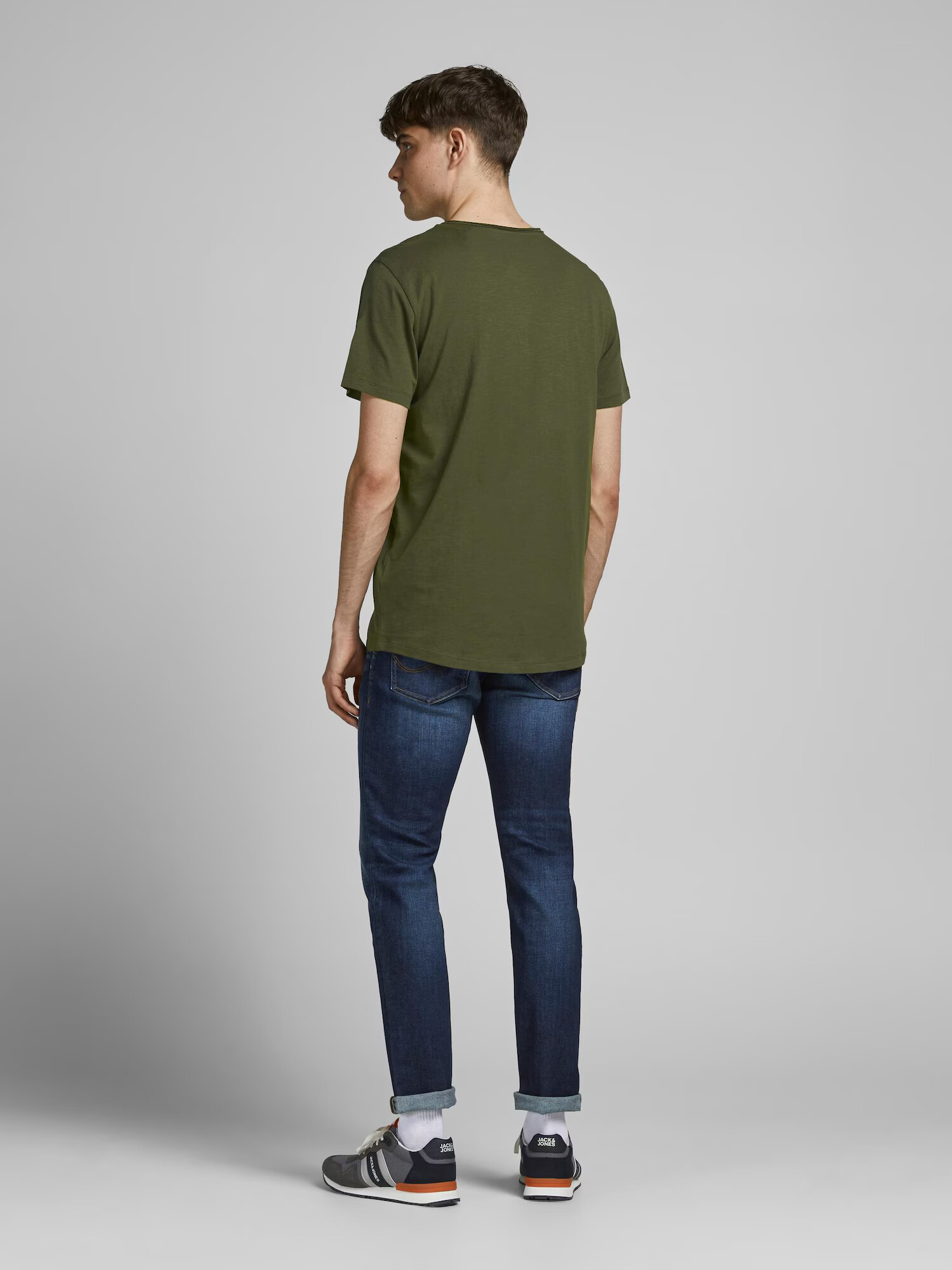 JACK & JONES Tricou 'Basher' verde închis - Pled.ro