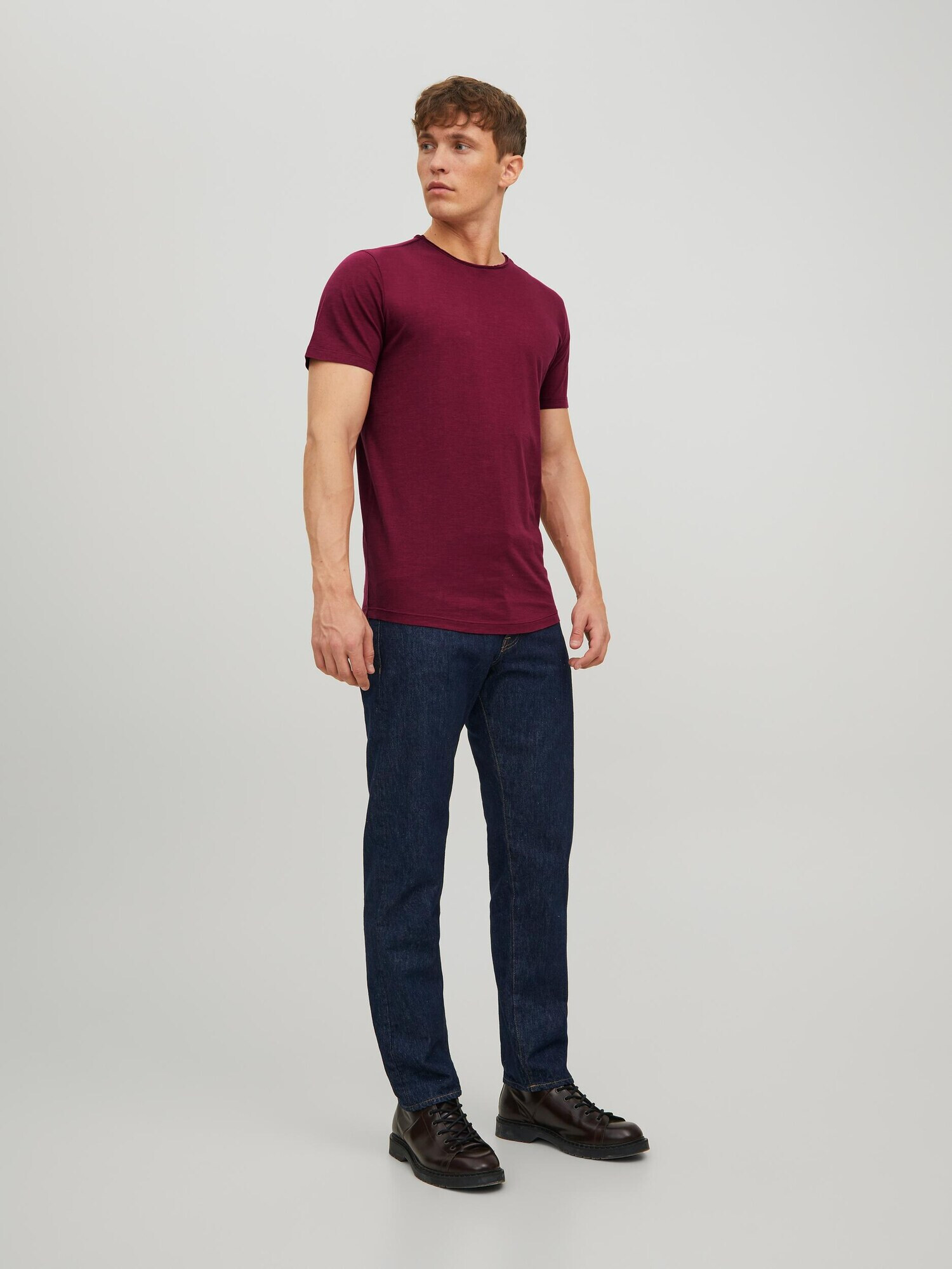 JACK & JONES Tricou 'BASHER' roșu-violet - Pled.ro