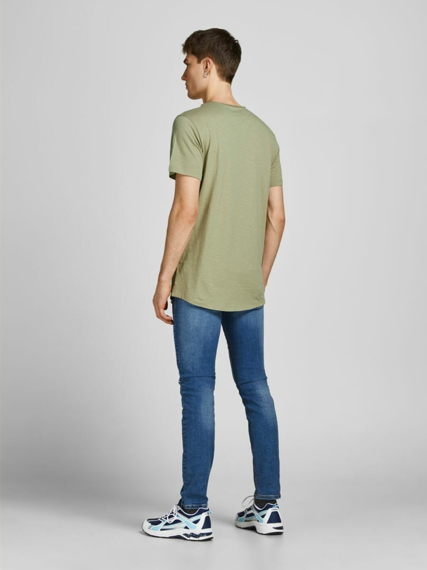 JACK & JONES Tricou 'Basher' verde pastel - Pled.ro