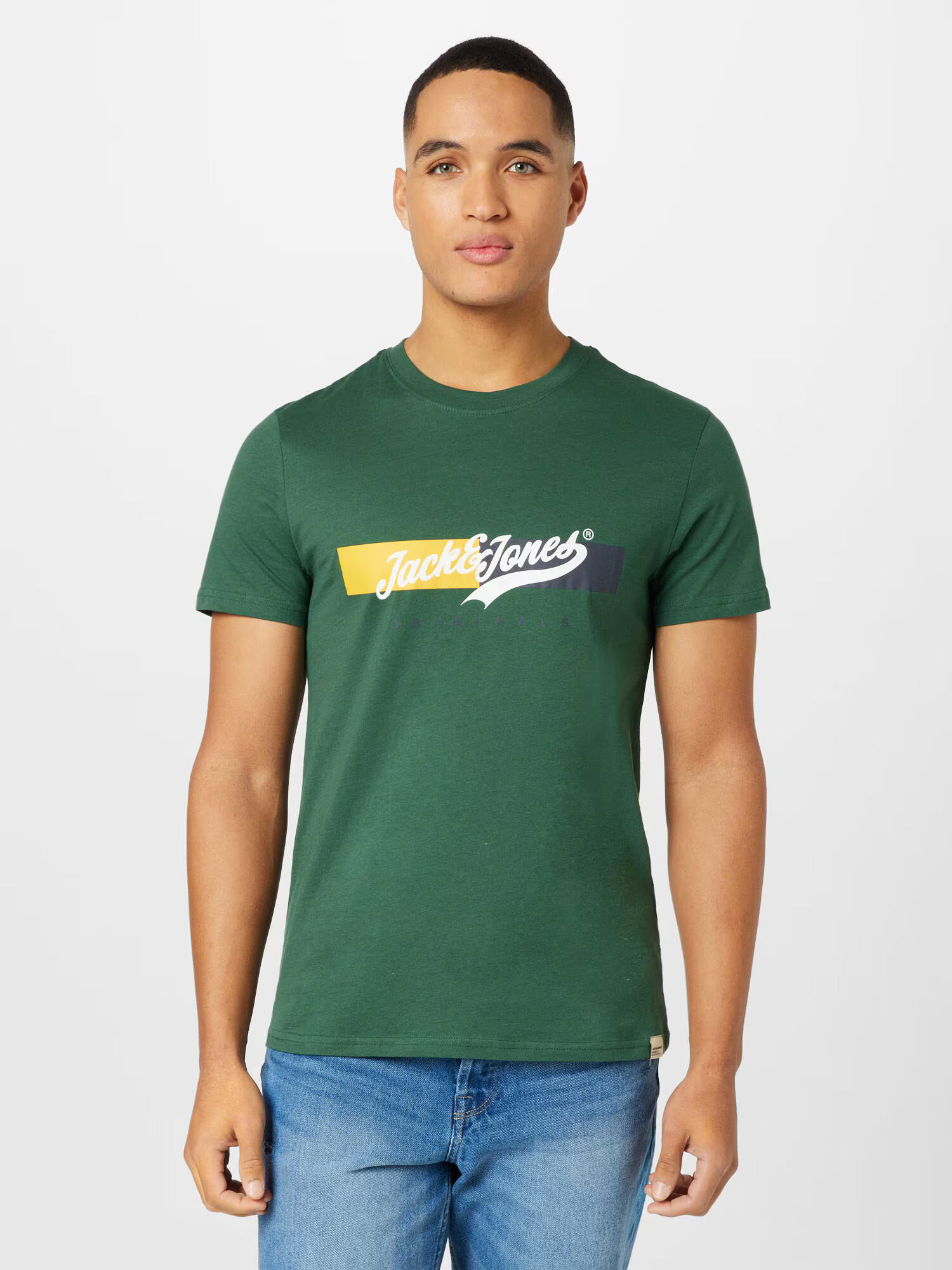 JACK & JONES Tricou 'BECKSS' verde smarald / mai multe culori - Pled.ro