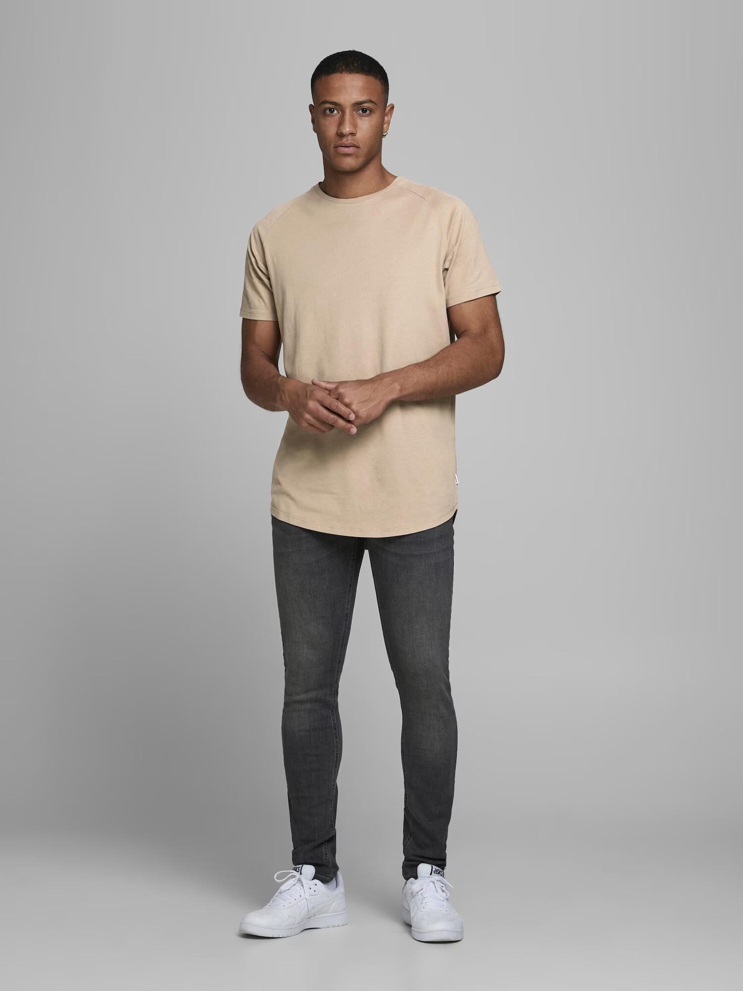 JACK & JONES Tricou bej - Pled.ro