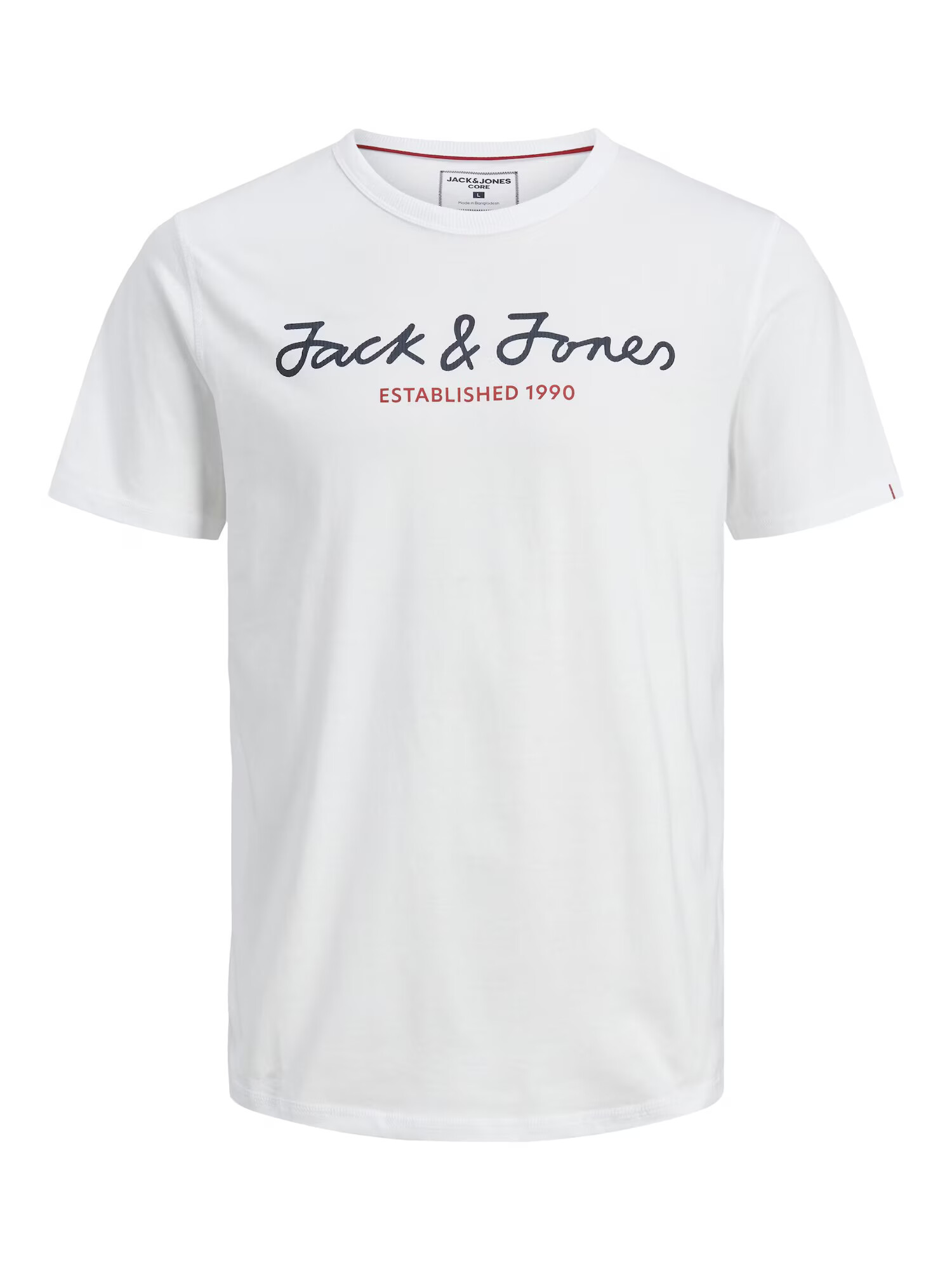 JACK & JONES Tricou 'Berg' bleumarin / oliv / alb - Pled.ro