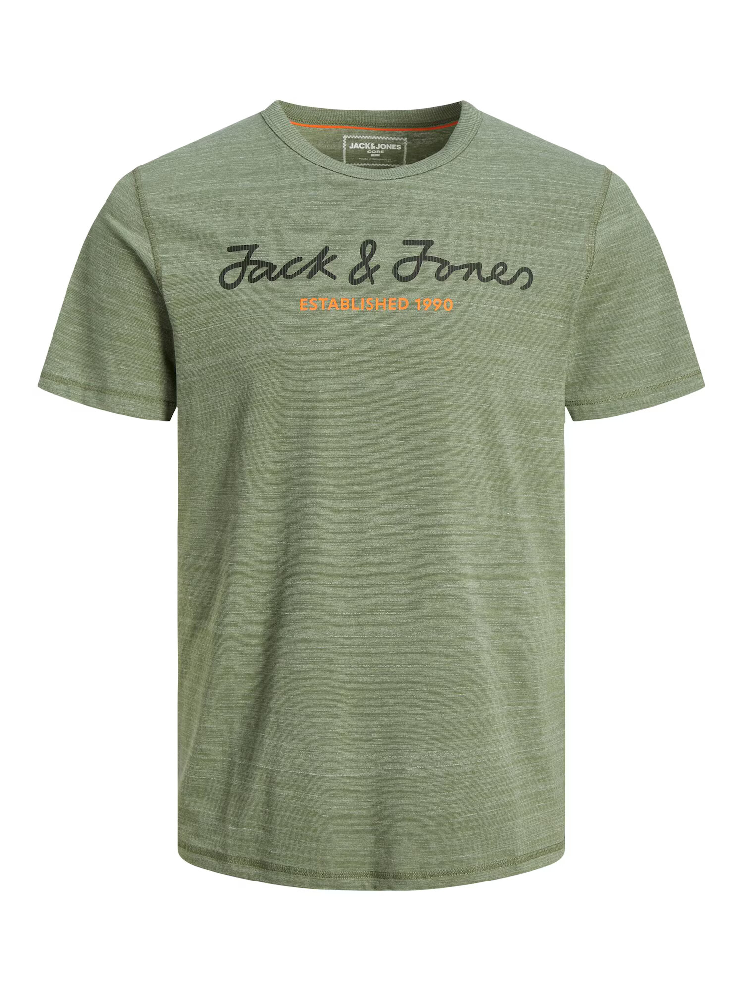 JACK & JONES Tricou 'Berg' bleumarin / oliv / alb - Pled.ro