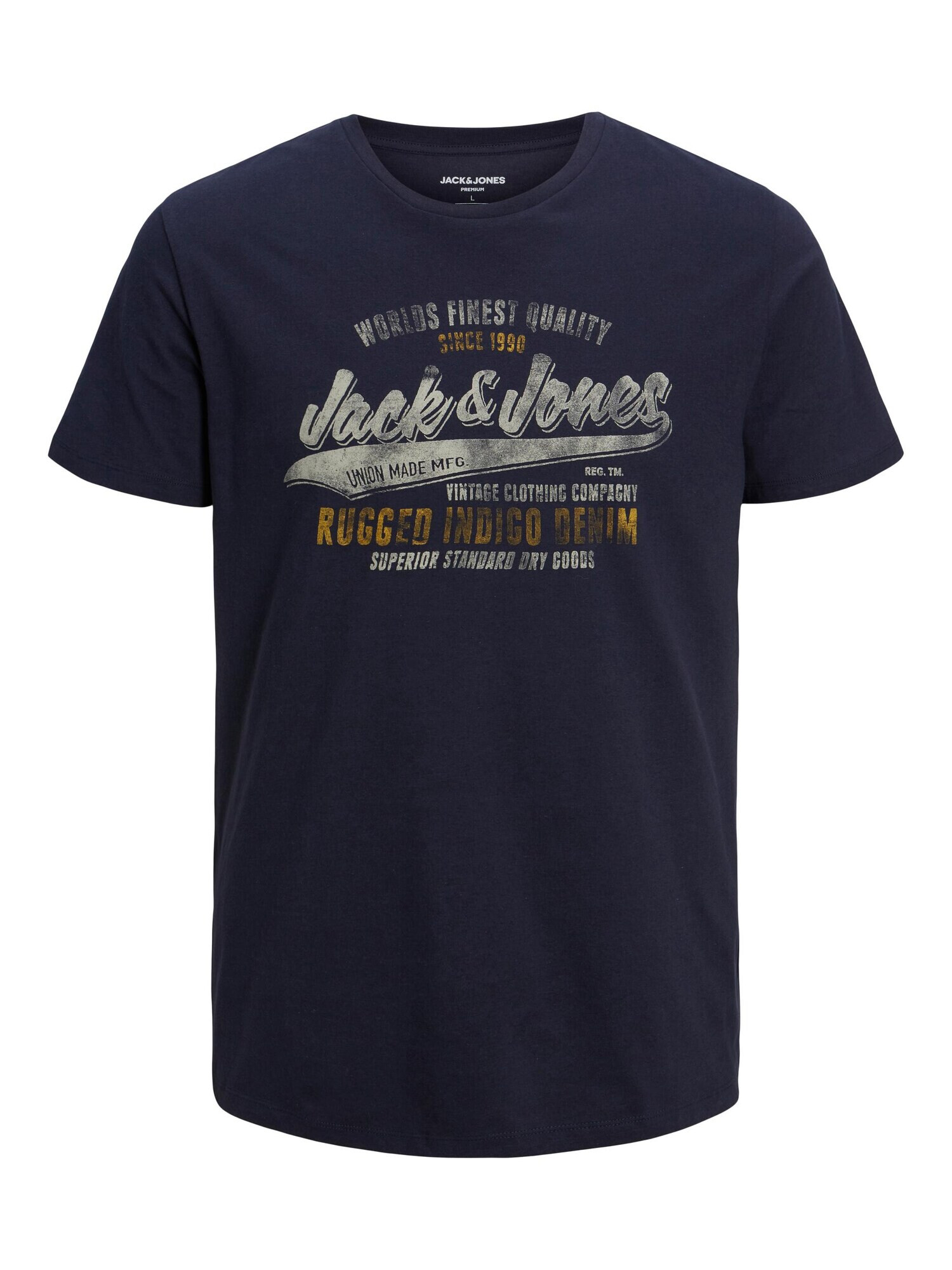 JACK & JONES Tricou 'BOOSTER' albastru marin / bleumarin / roşu închis / alb - Pled.ro