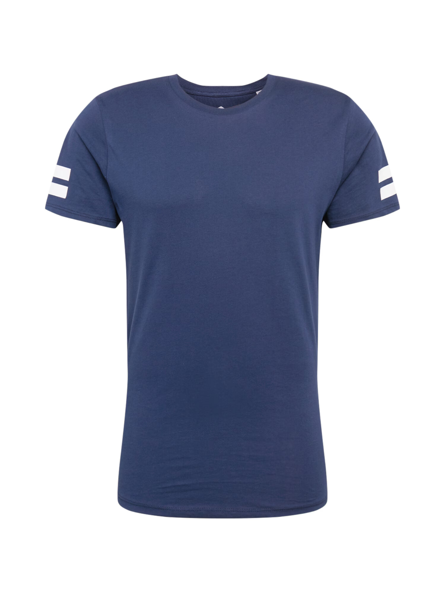 JACK & JONES Tricou 'BORO' albastru închis / alb - Pled.ro