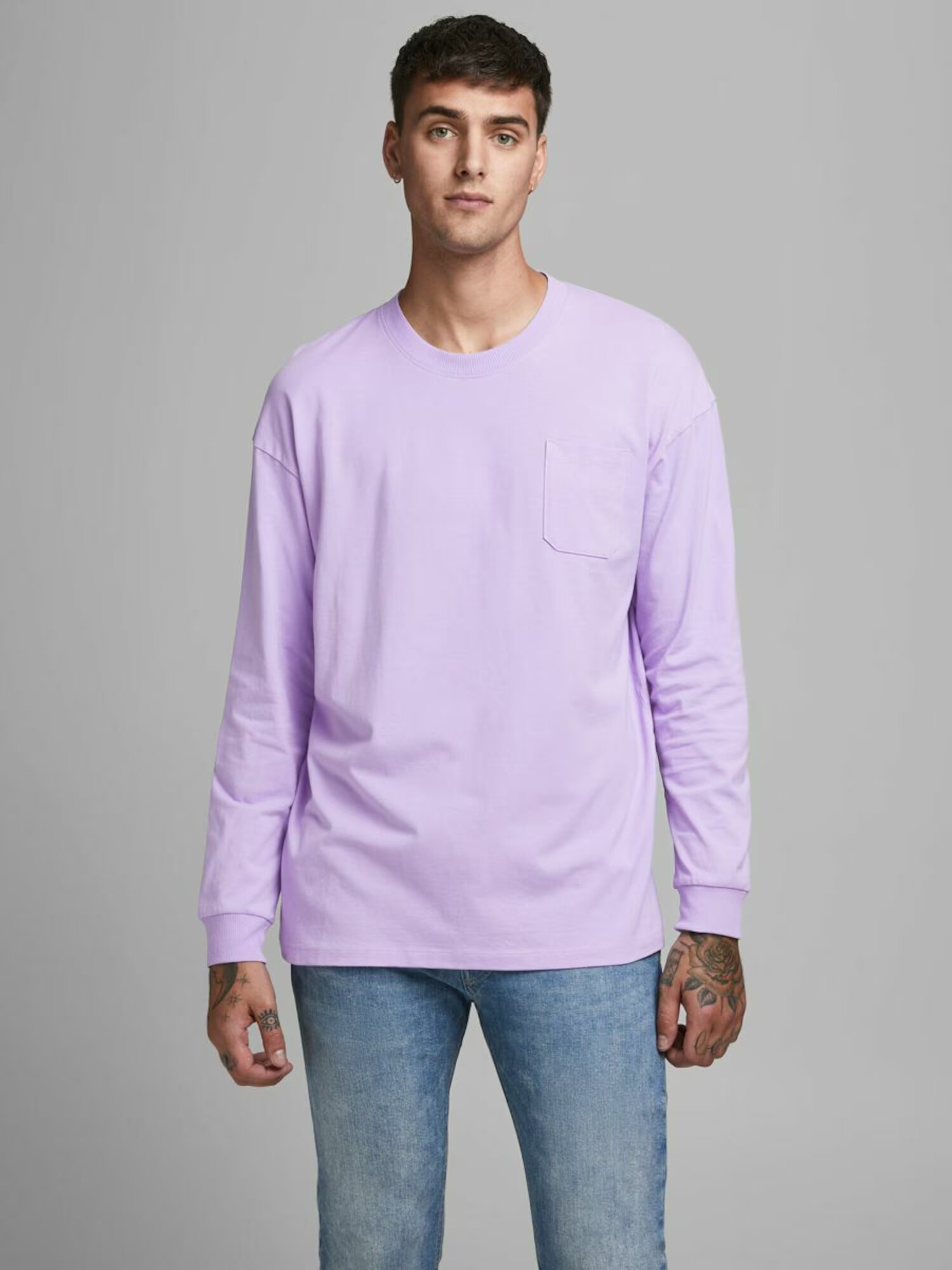 JACK & JONES Tricou 'BRINK' mov pastel - Pled.ro