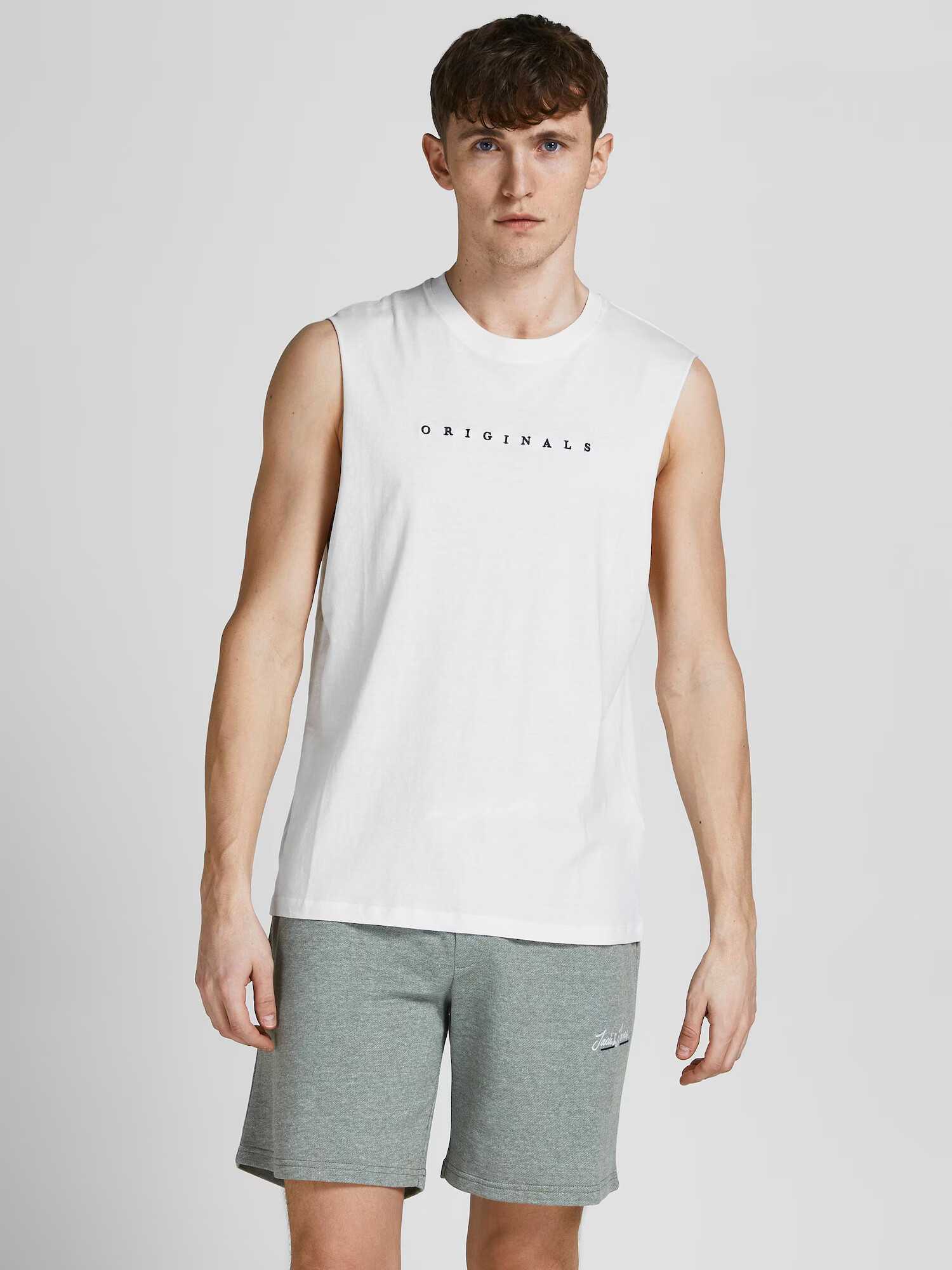 JACK & JONES Tricou 'COPENHAGEN' albastru închis / alb - Pled.ro