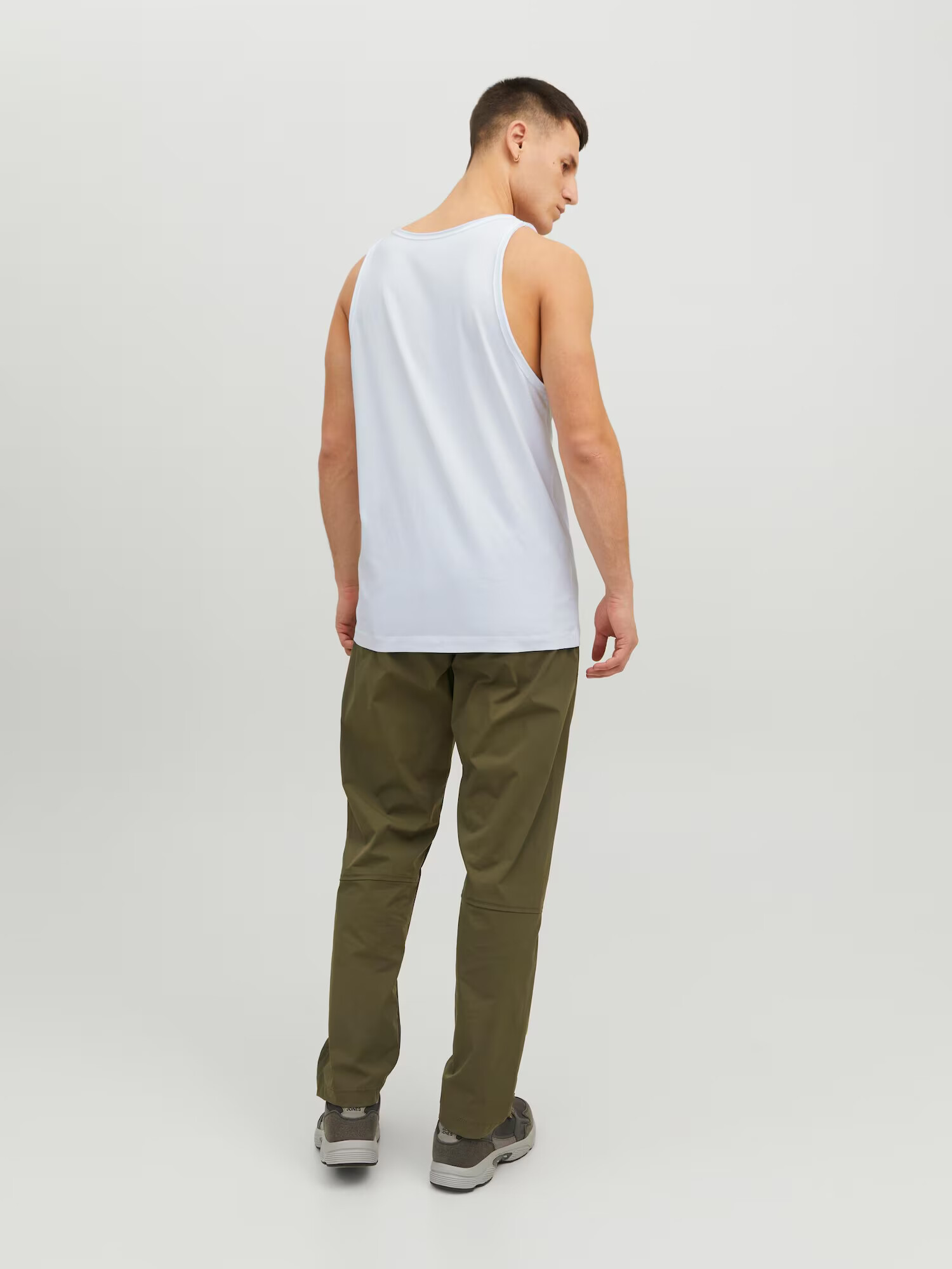 JACK & JONES Tricou 'Crayo' bleumarin / verde / alb - Pled.ro