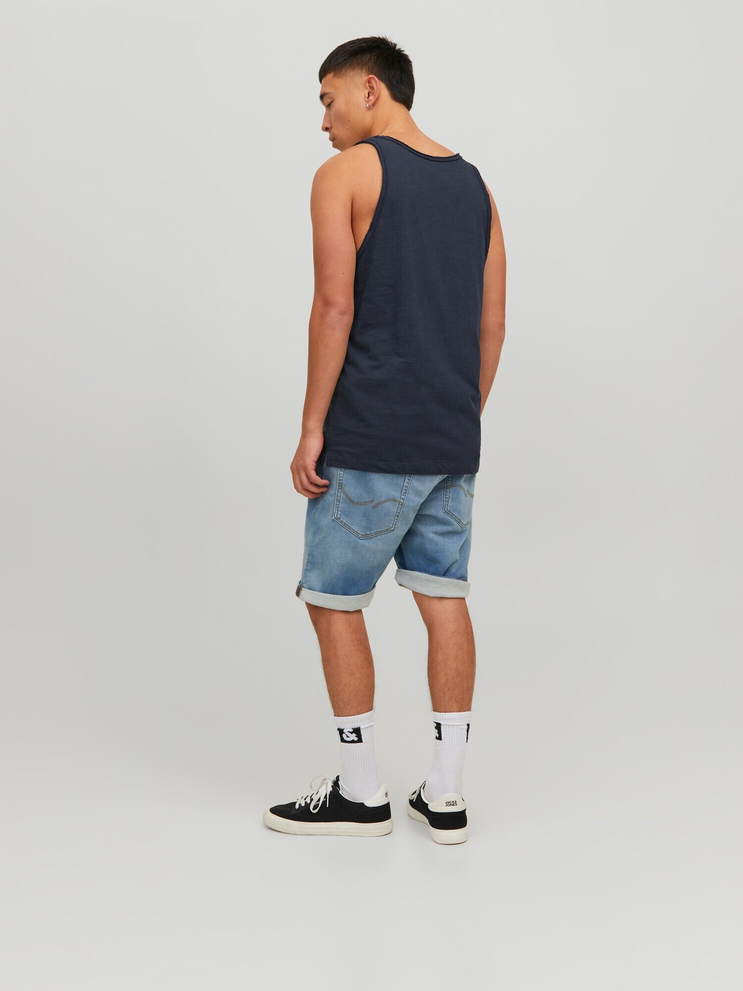 JACK & JONES Tricou 'Crayon' albastru noapte - Pled.ro