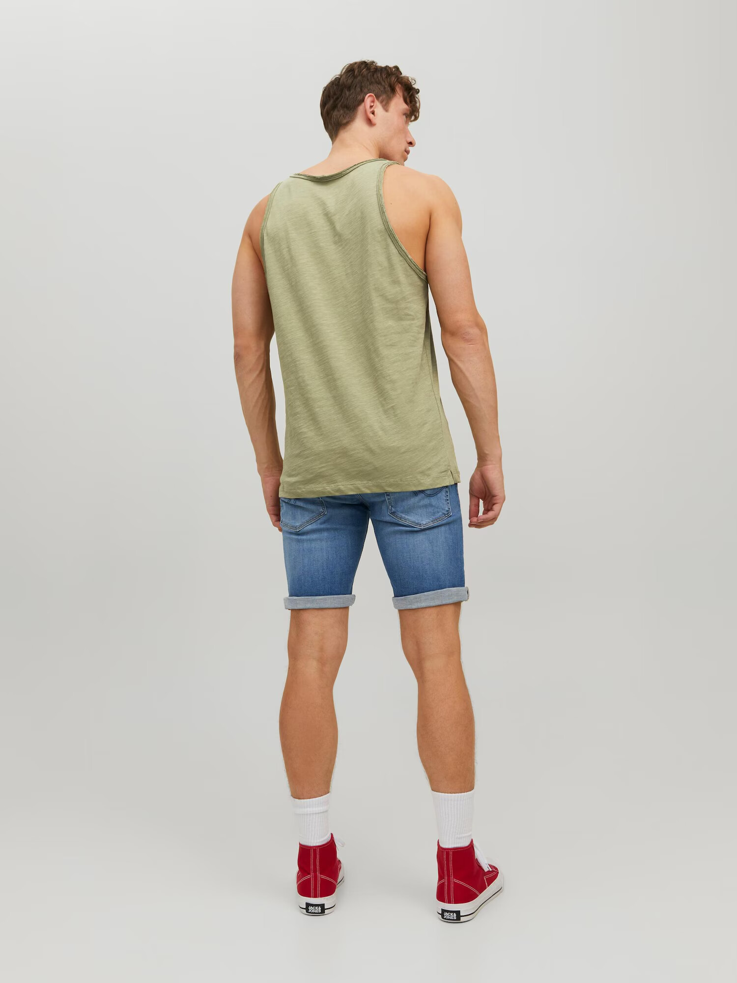 JACK & JONES Tricou 'Crayon' oliv - Pled.ro