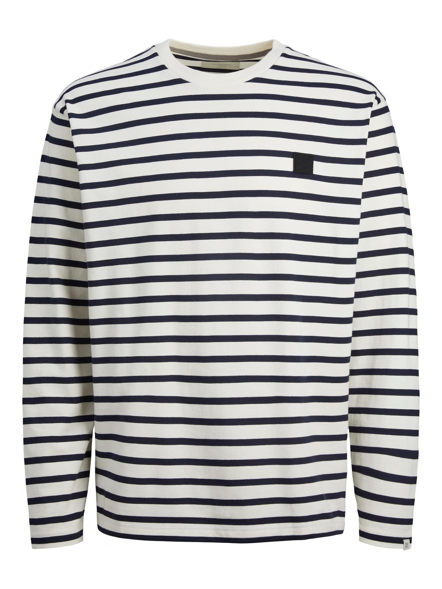 JACK & JONES Tricou crem / bleumarin - Pled.ro