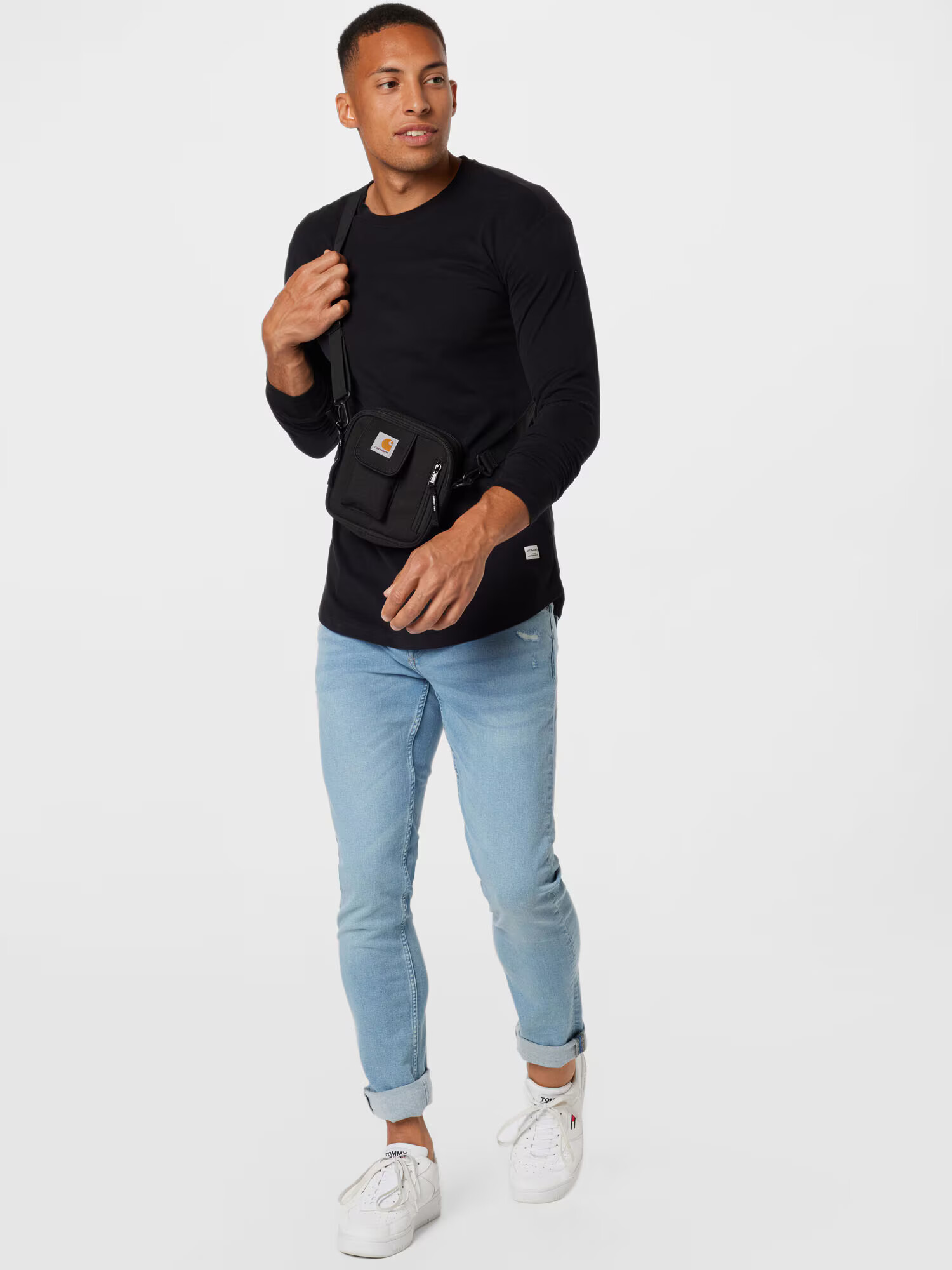 JACK & JONES Tricou 'Enoa' negru - Pled.ro