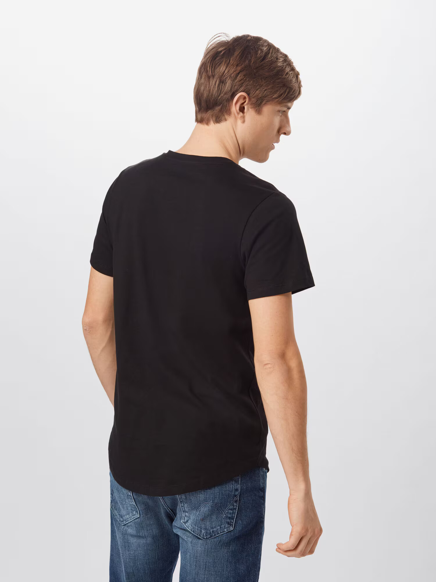 JACK & JONES Tricou 'ENOA' negru - Pled.ro