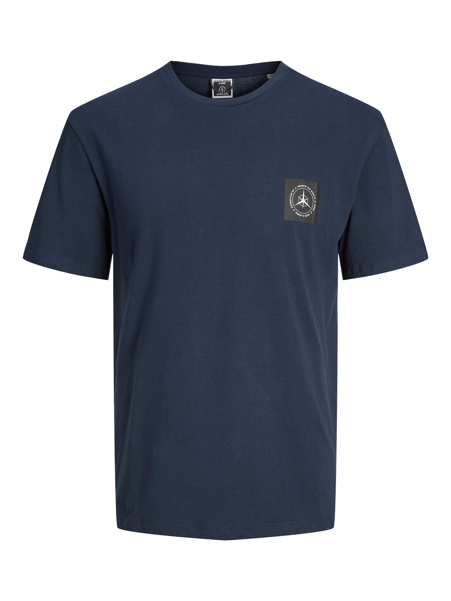 JACK & JONES Tricou 'Filo' bleumarin / gri / roz / alb - Pled.ro