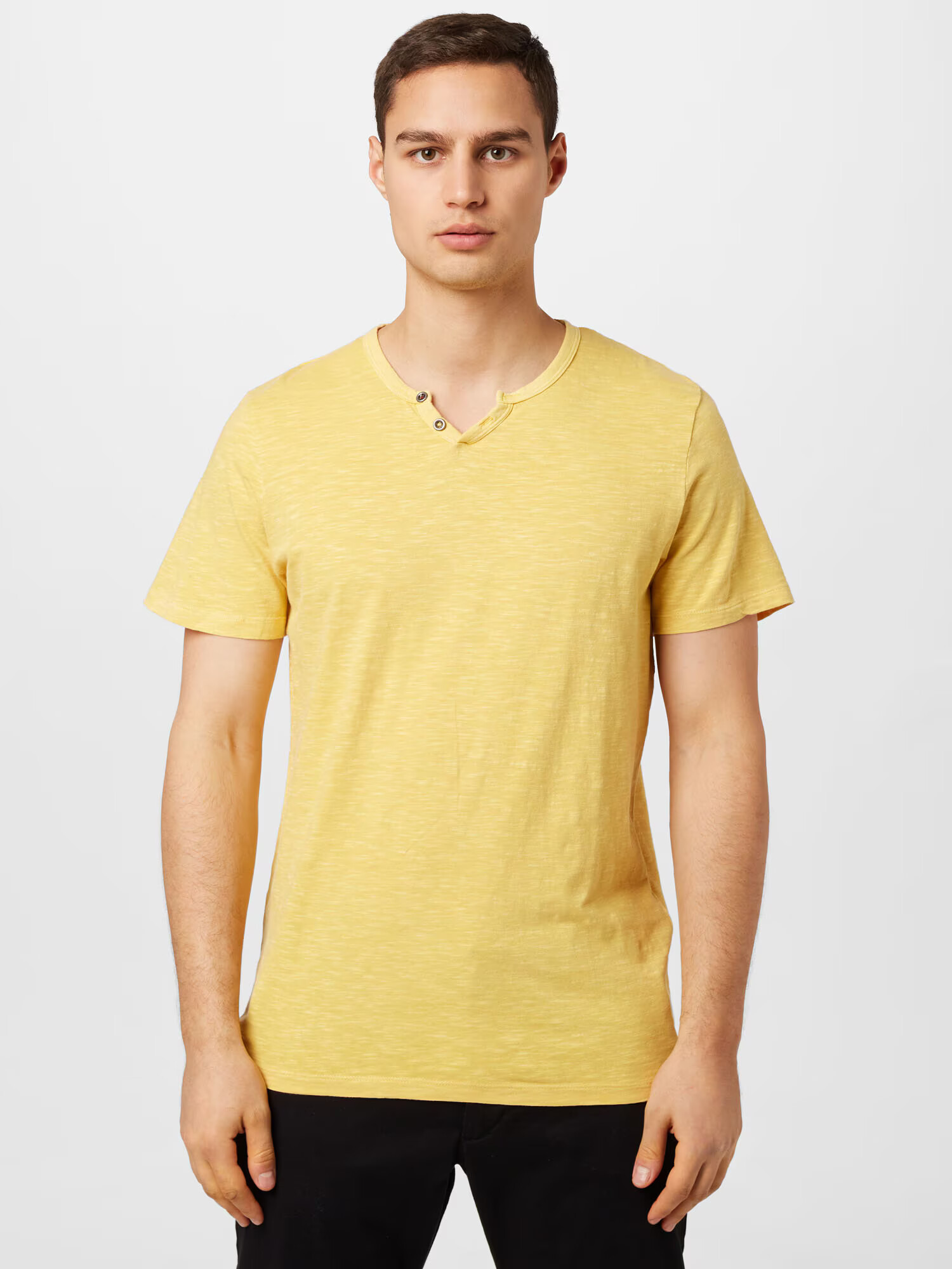 JACK & JONES Tricou galben amestecat - Pled.ro