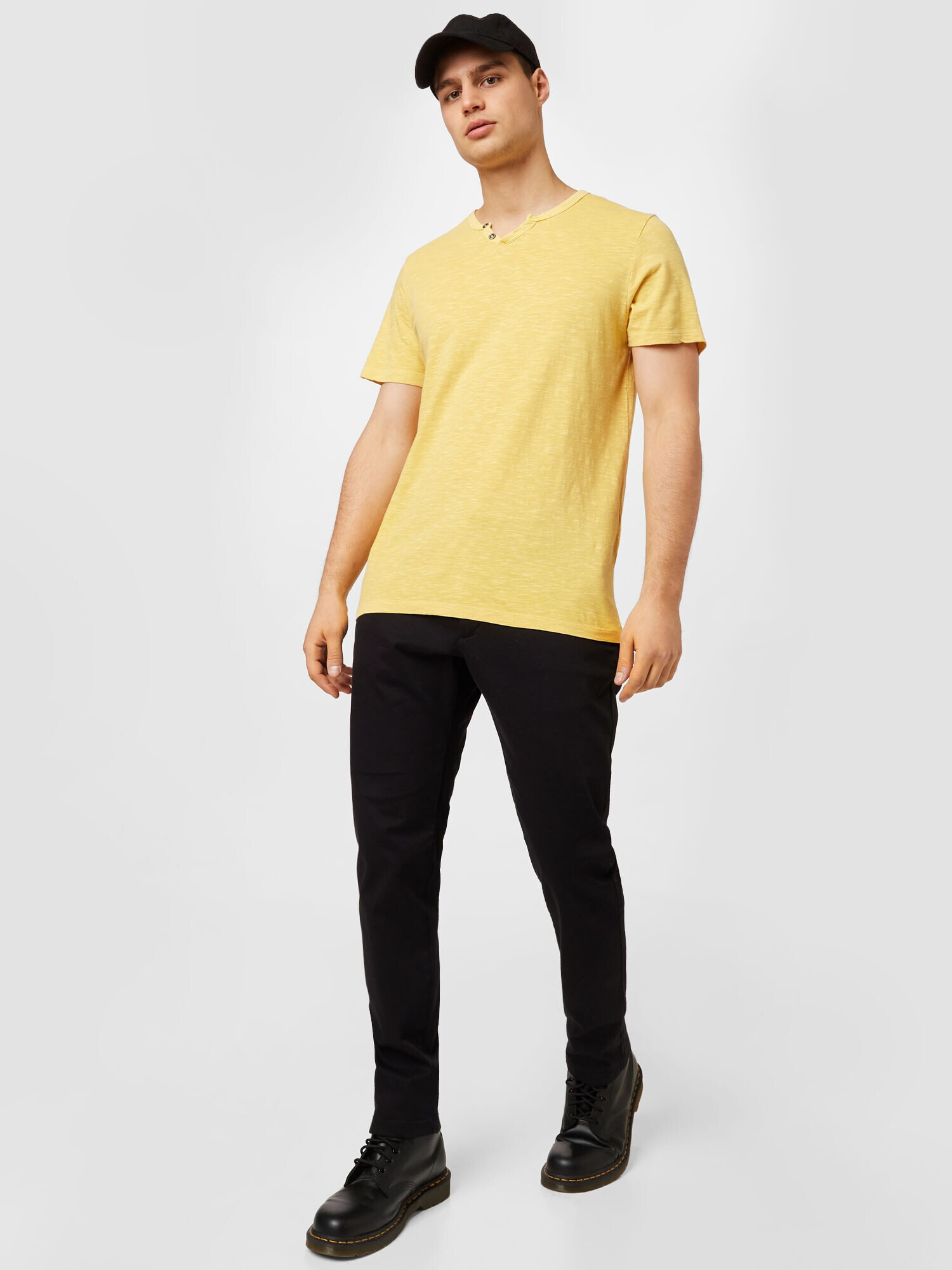 JACK & JONES Tricou galben amestecat - Pled.ro