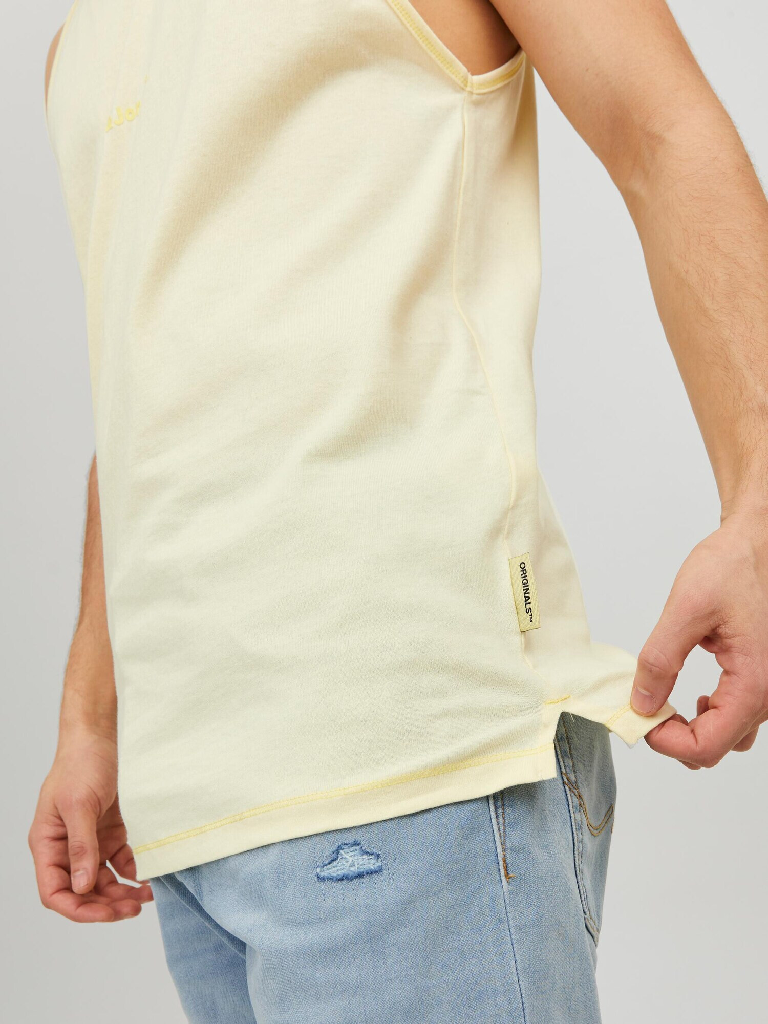 JACK & JONES Tricou galben pastel / galben deschis - Pled.ro