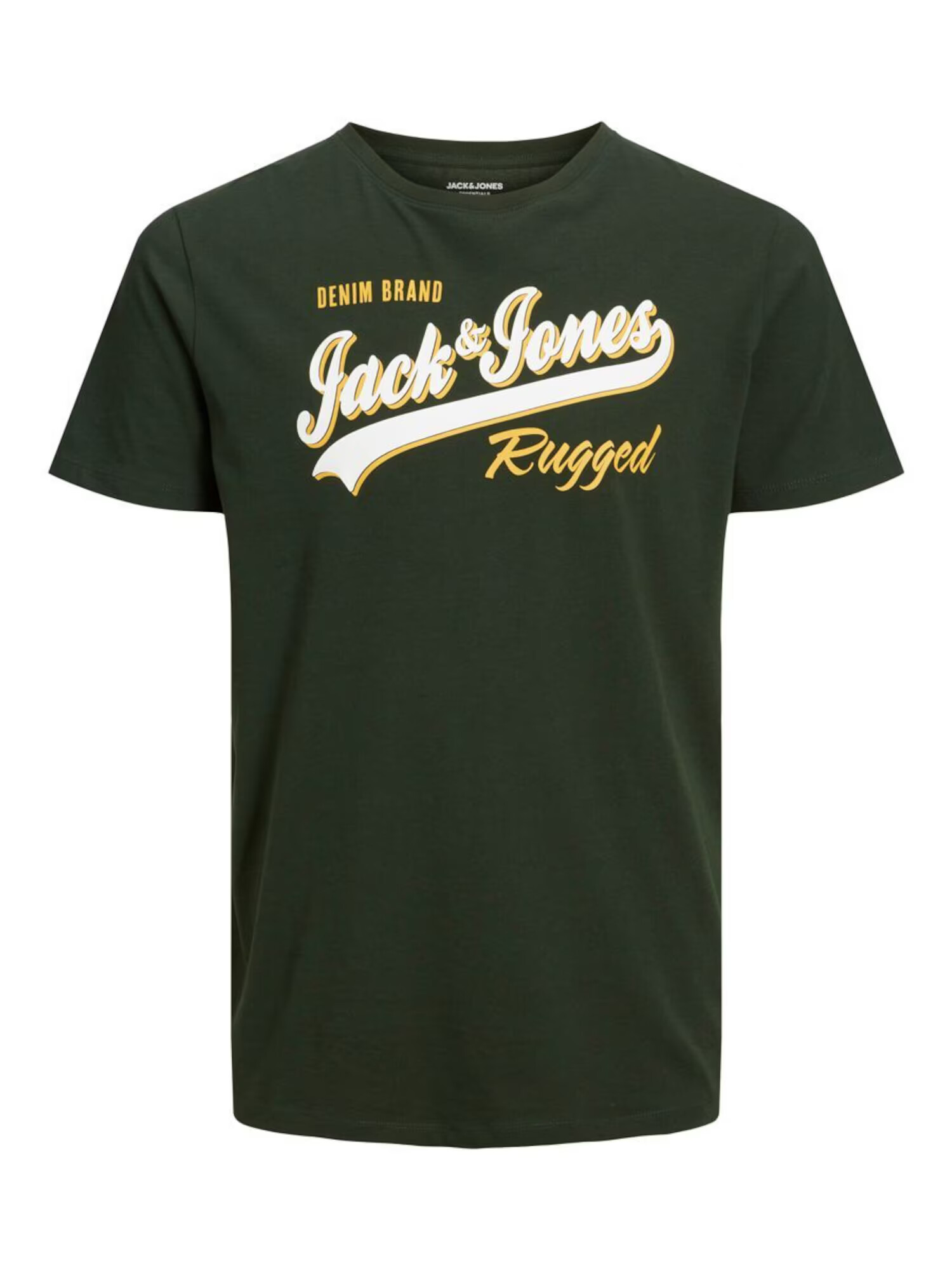 JACK & JONES Tricou galben / verde / alb - Pled.ro