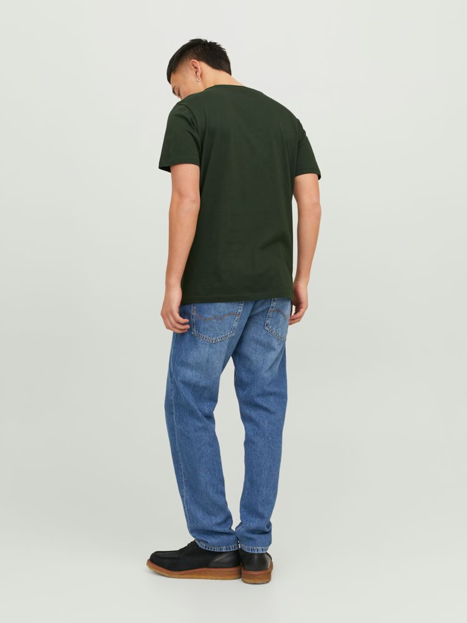 JACK & JONES Tricou galben / verde / alb - Pled.ro