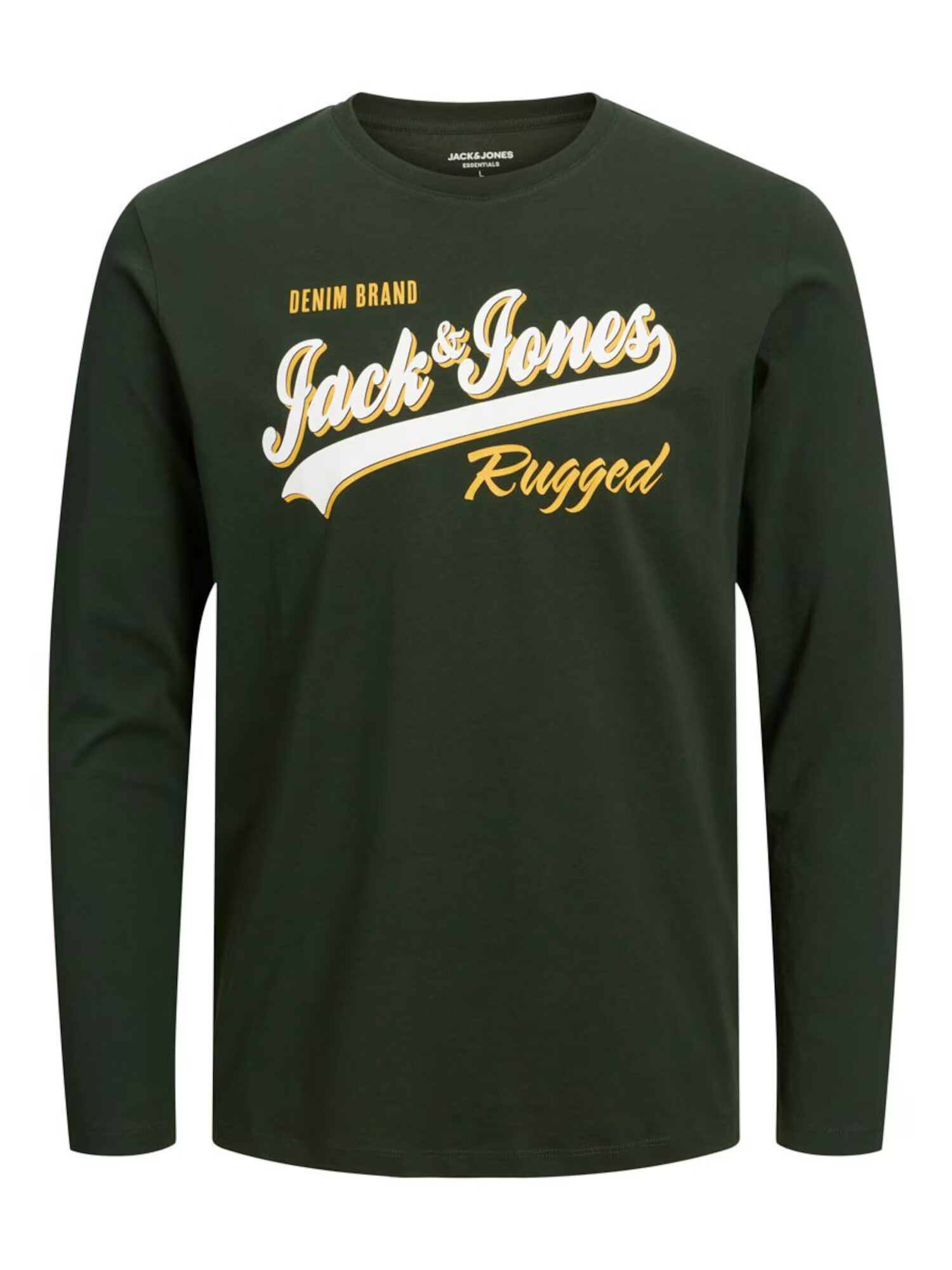 JACK & JONES Tricou galben / verde / alb - Pled.ro