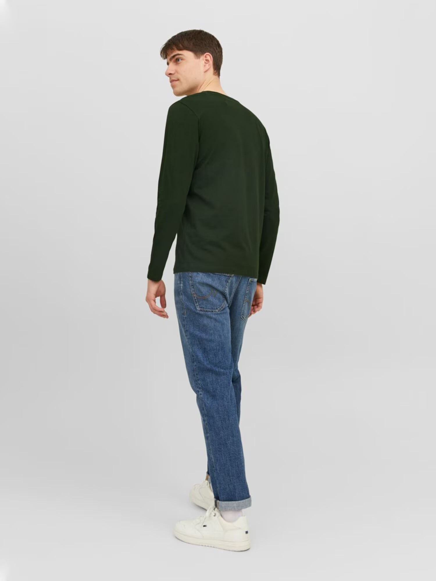 JACK & JONES Tricou galben / verde / alb - Pled.ro