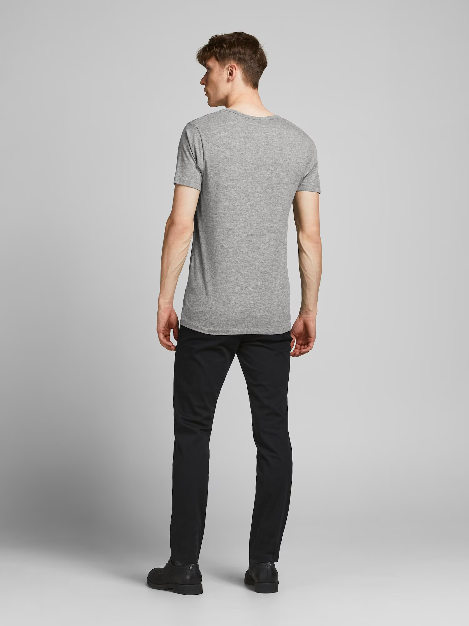 JACK & JONES Tricou gri amestecat - Pled.ro