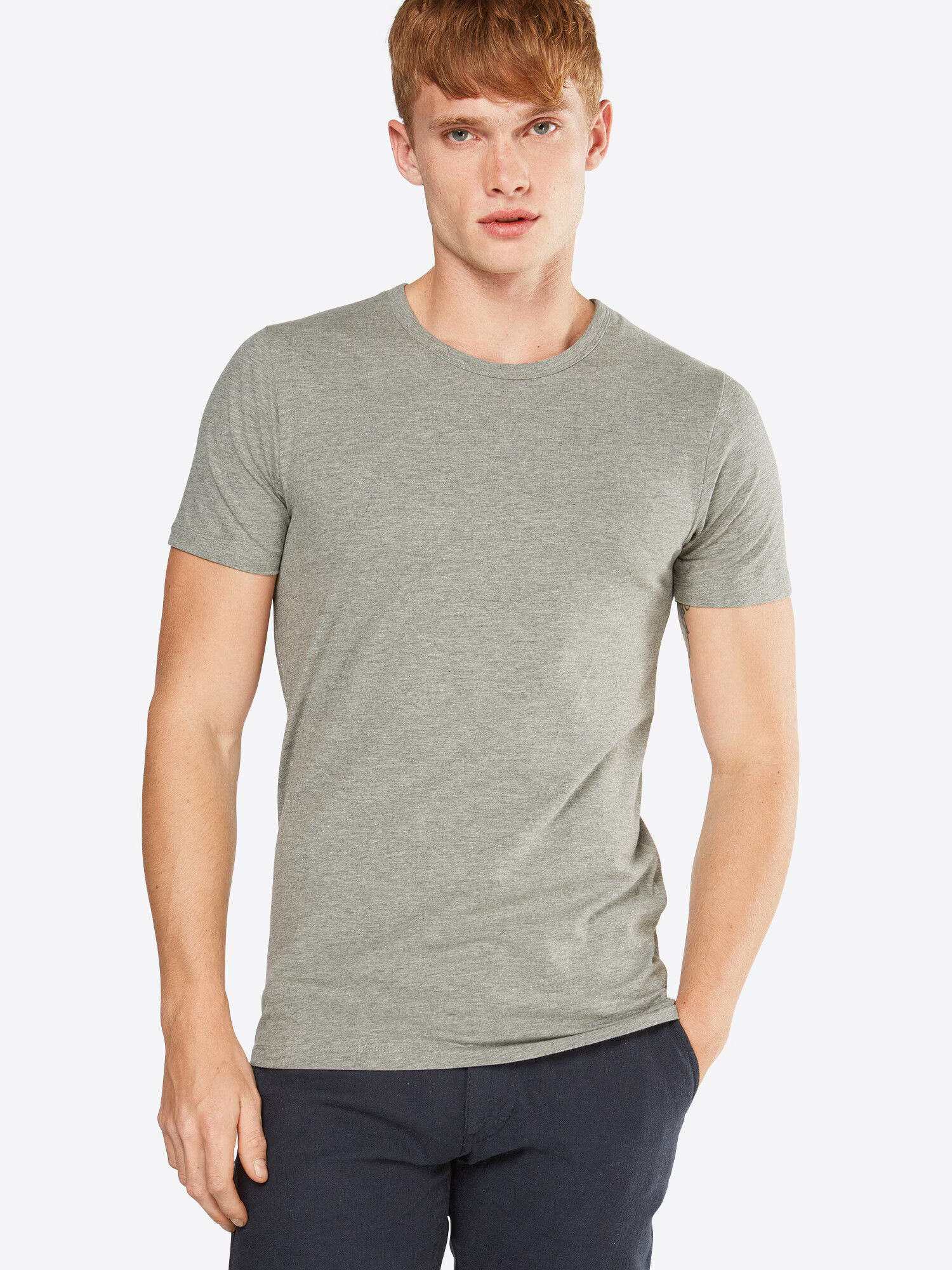 JACK & JONES Tricou gri amestecat - Pled.ro