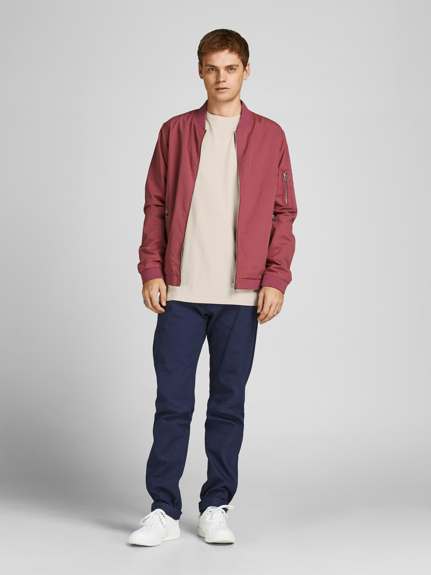 JACK & JONES Tricou bej - Pled.ro