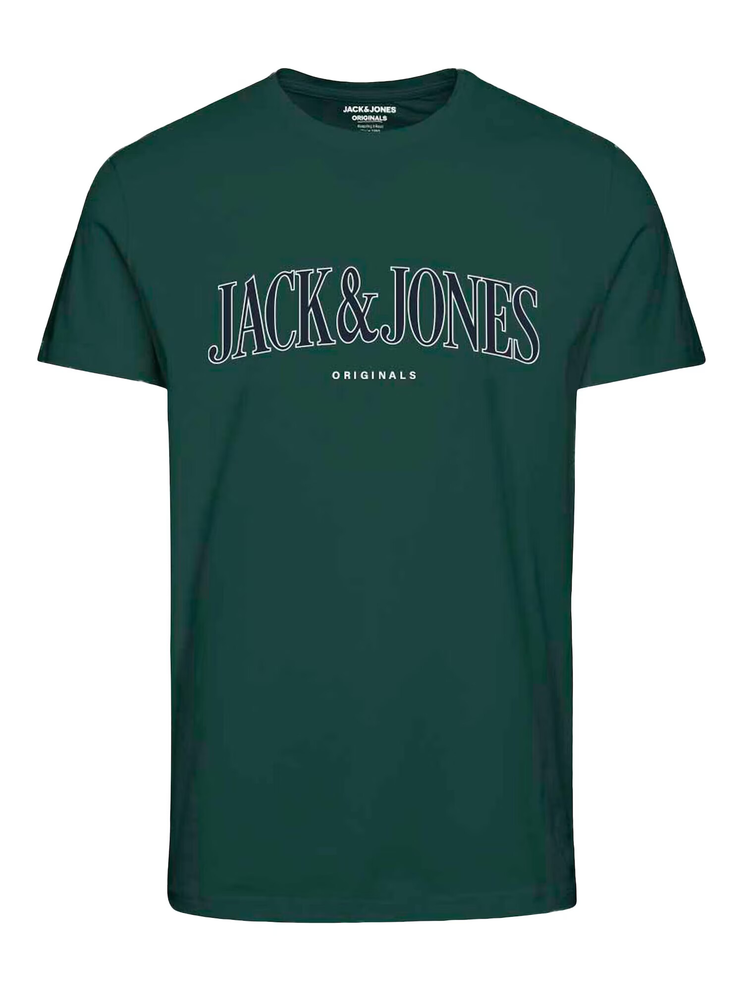 JACK & JONES Tricou 'HOOK' bleumarin / verde / roși aprins / alb - Pled.ro