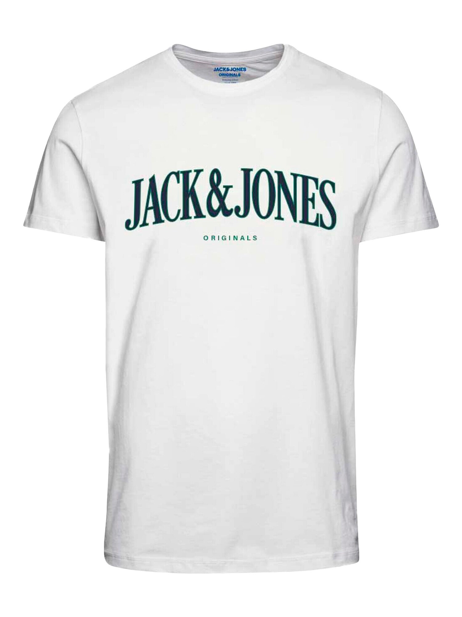 JACK & JONES Tricou 'HOOK' bleumarin / verde / roși aprins / alb - Pled.ro