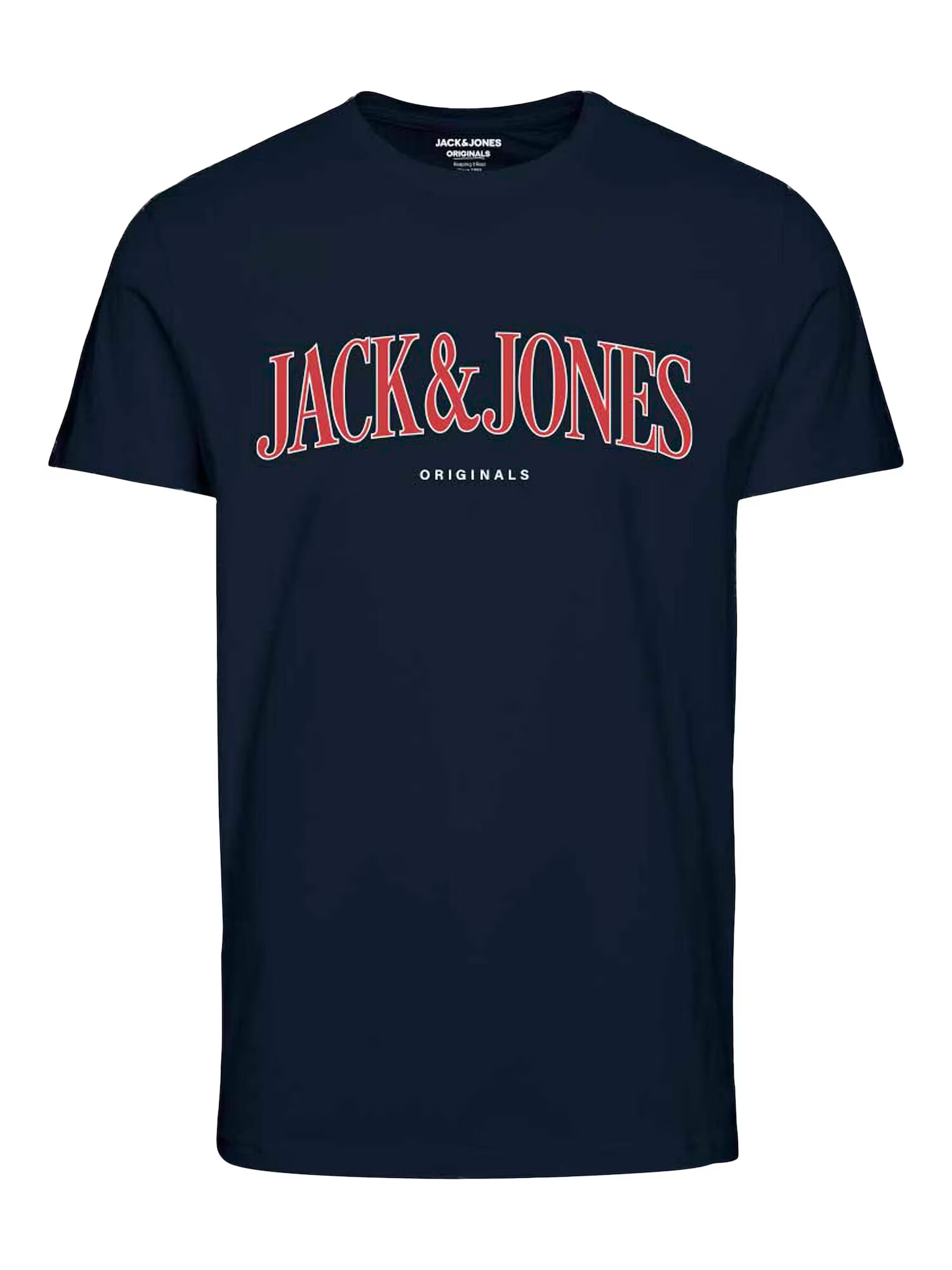 JACK & JONES Tricou 'HOOK' bleumarin / verde / roși aprins / alb - Pled.ro