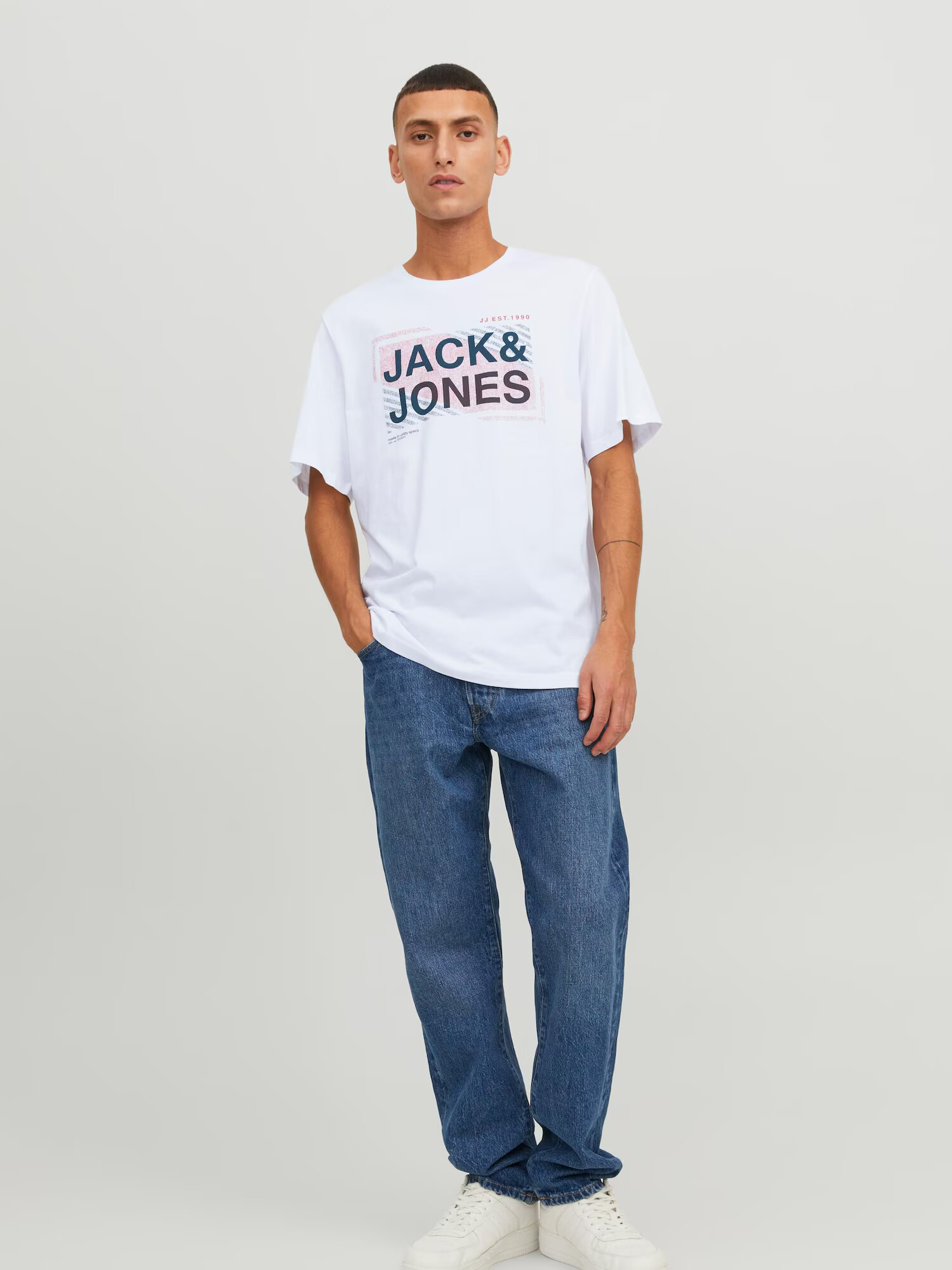 JACK & JONES Tricou 'Kain' verde închis / mai multe culori / negru / alb - Pled.ro