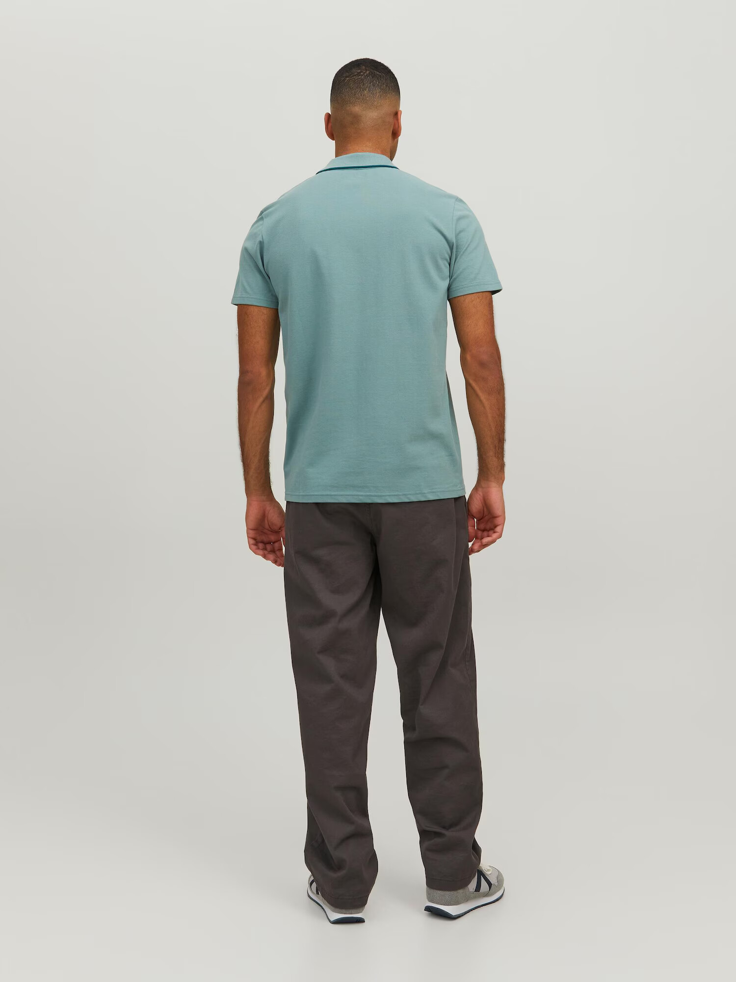 JACK & JONES Tricou 'Logan' bej / cyan / verde / alb - Pled.ro