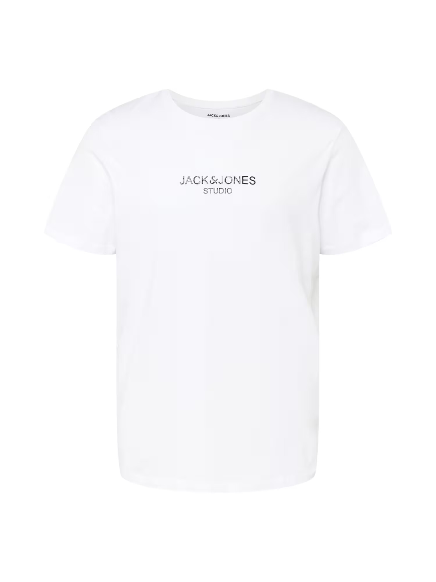 JACK & JONES Tricou 'LOUI' negru / alb - Pled.ro